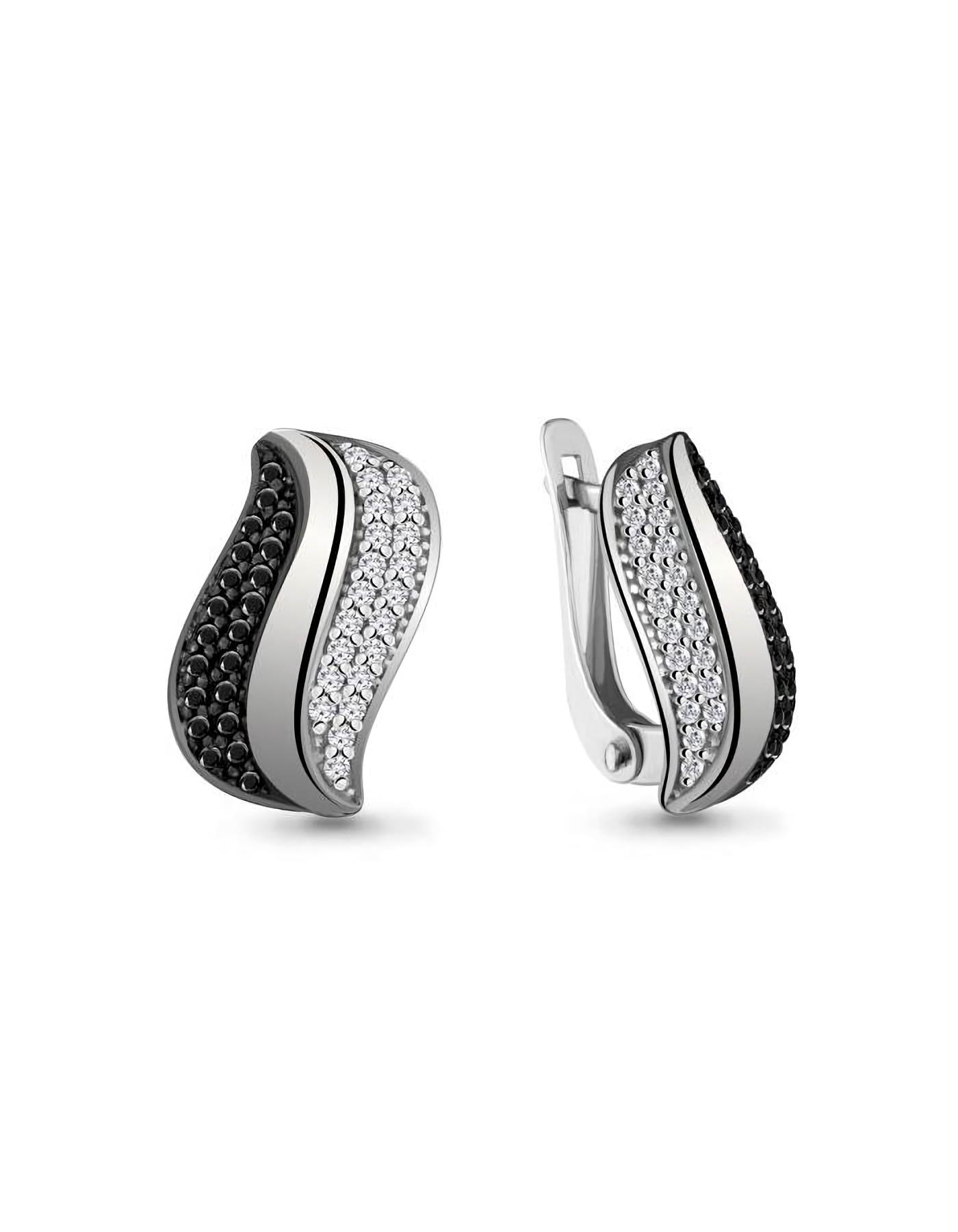 

Серьги из серебра TEO MAORI 848853АЧ.5, фианит, 848853АЧ.5