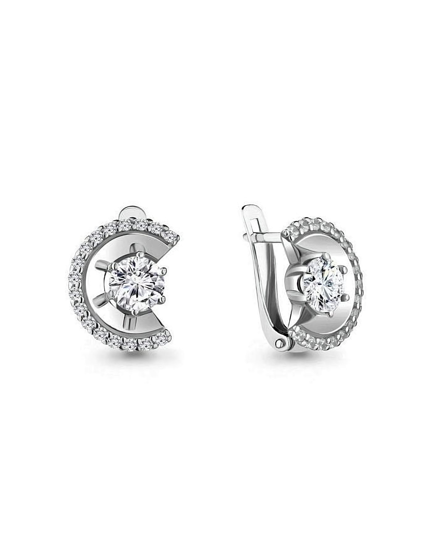 

Серьги из серебра TEO MAORI 848477А.5, фианит, 848477А.5