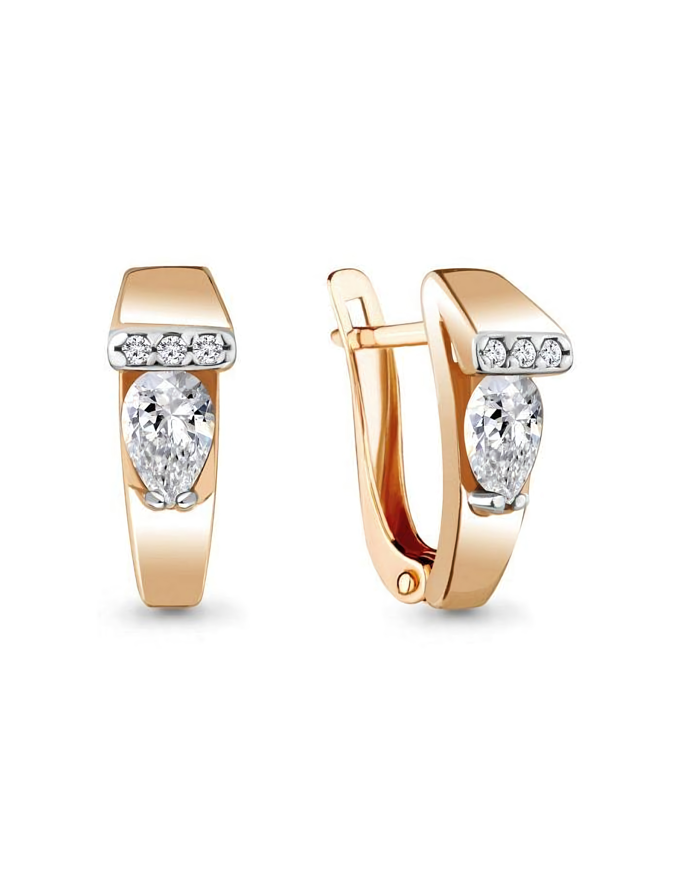 

Серьги из серебра TEO MAORI 848448А.6, фианит, 848448А.6