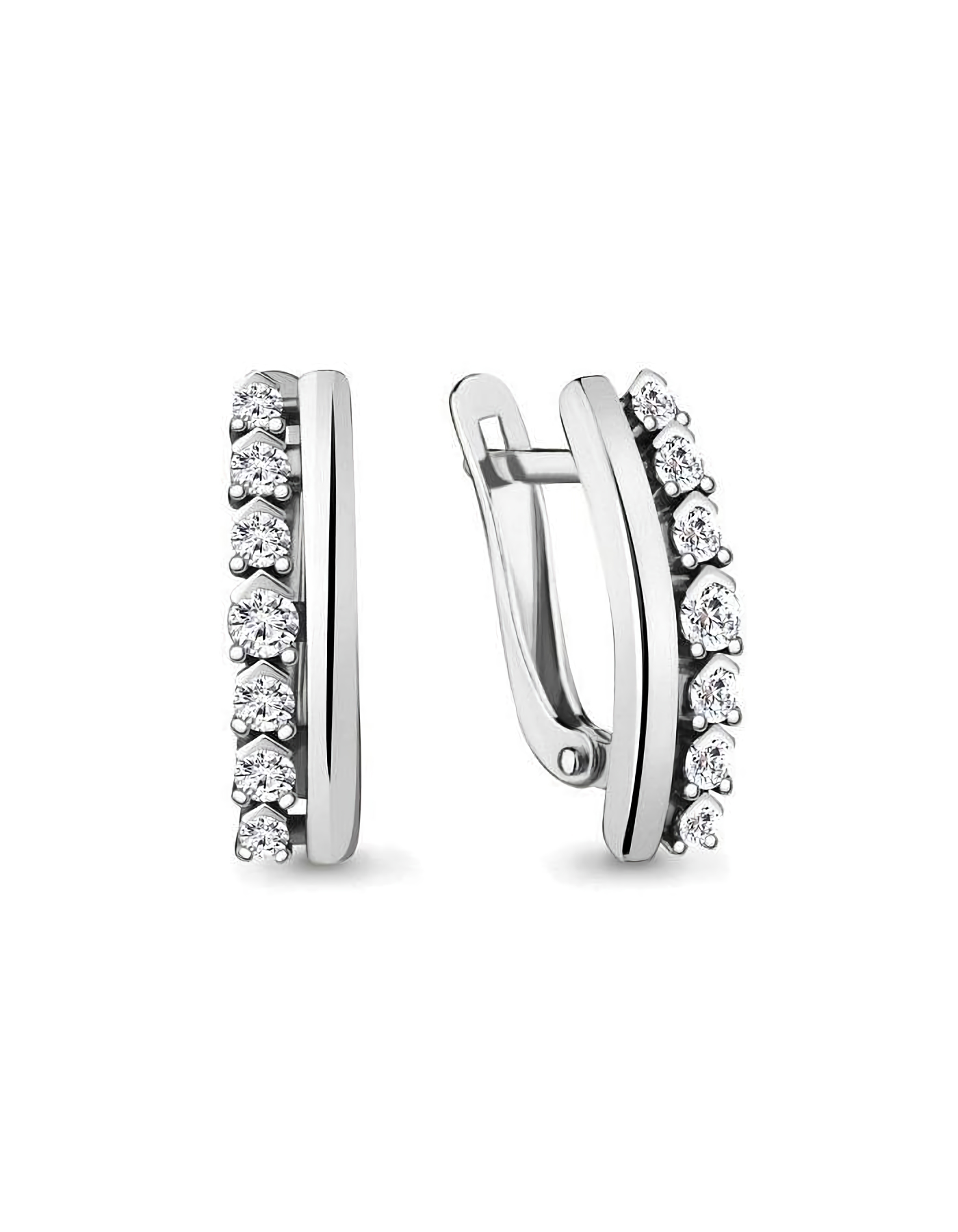 

Серьги из серебра TEO MAORI 848375А.5, фианит, 848375А.5