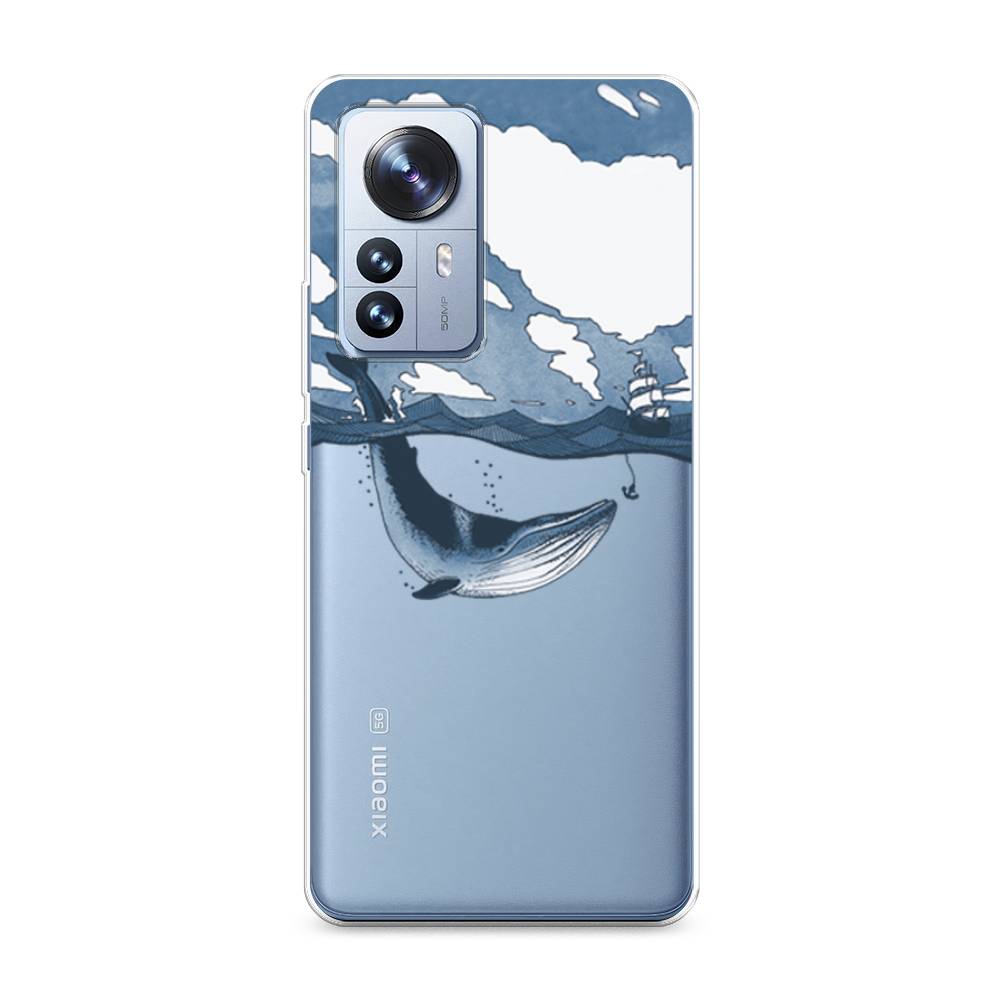 

Чехол на Xiaomi 12 Pro "Большой кит", Синий, 314450-1