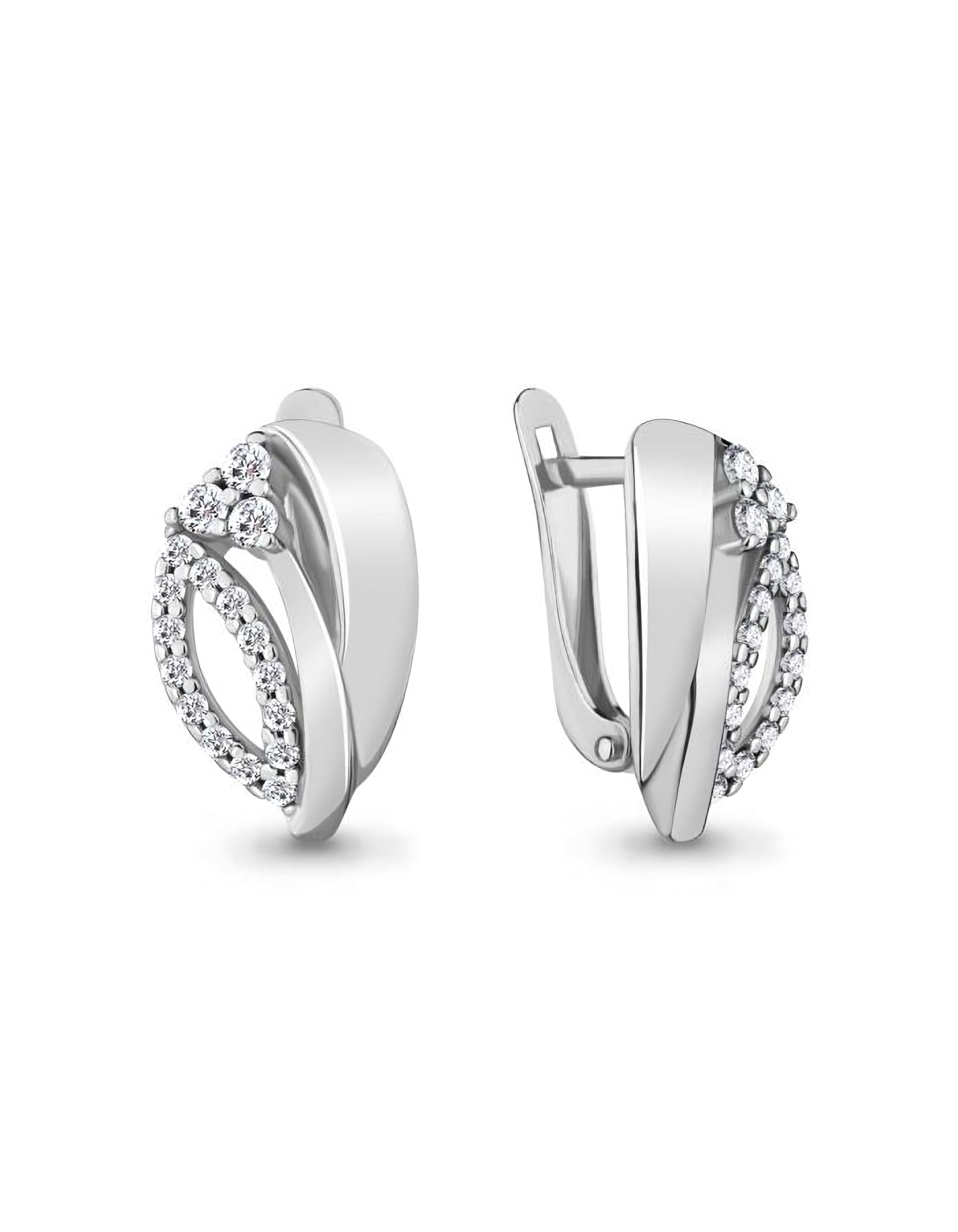 

Серьги из серебра TEO MAORI 848304А.5, фианит, 848304А.5