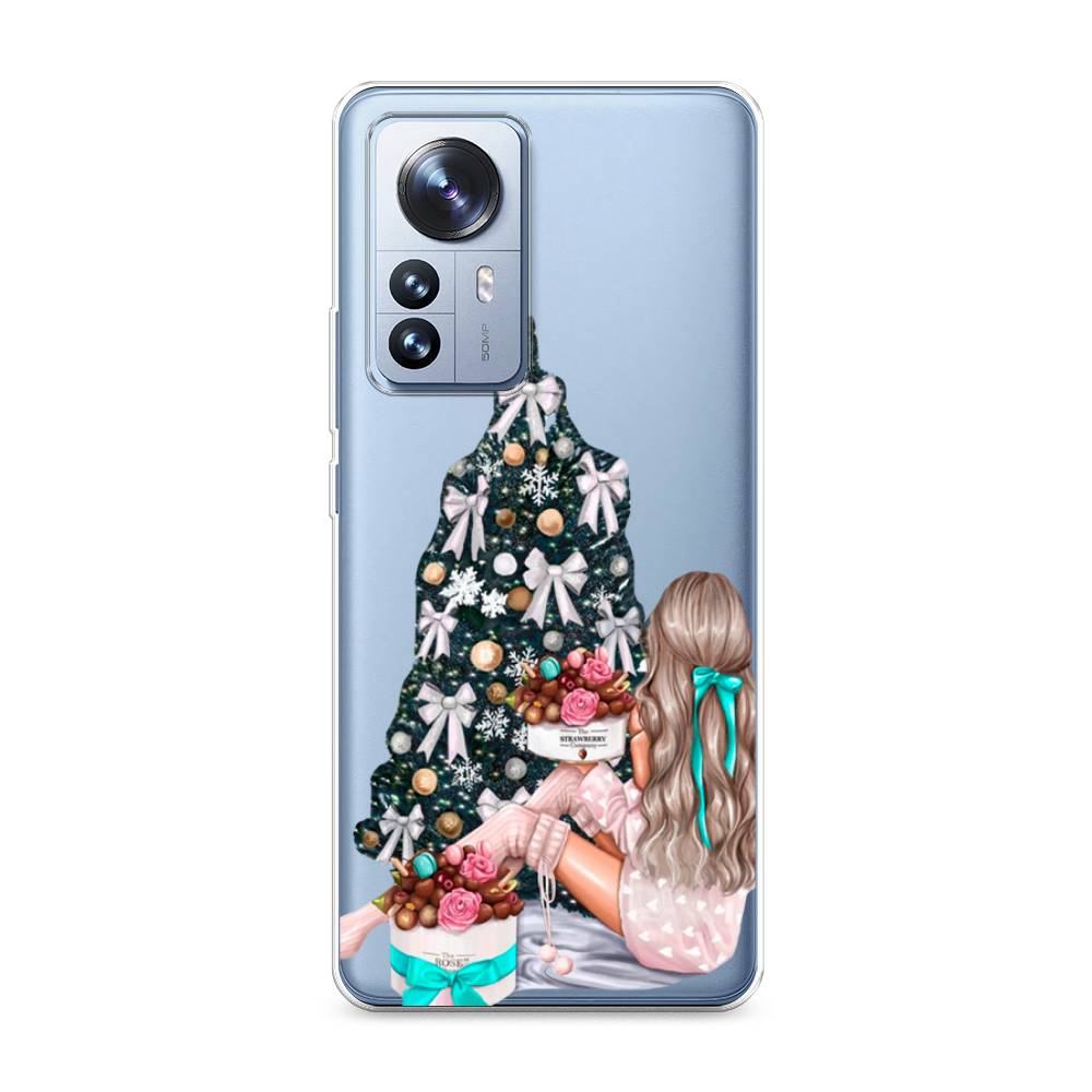 

Чехол на Xiaomi 12 Pro "New Year", Зеленый;бежевый;голубой, 314450-5