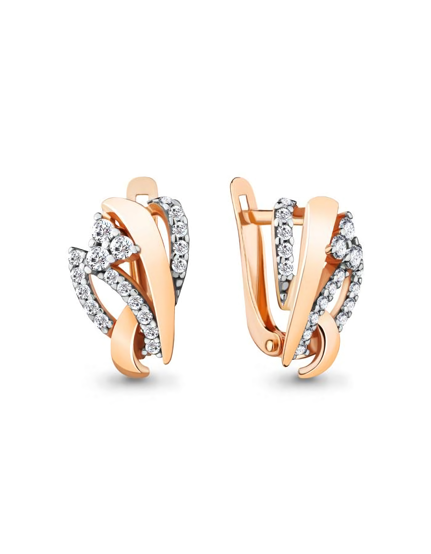 

Серьги из серебра TEO MAORI 848303А.6, фианит, 848303А.6
