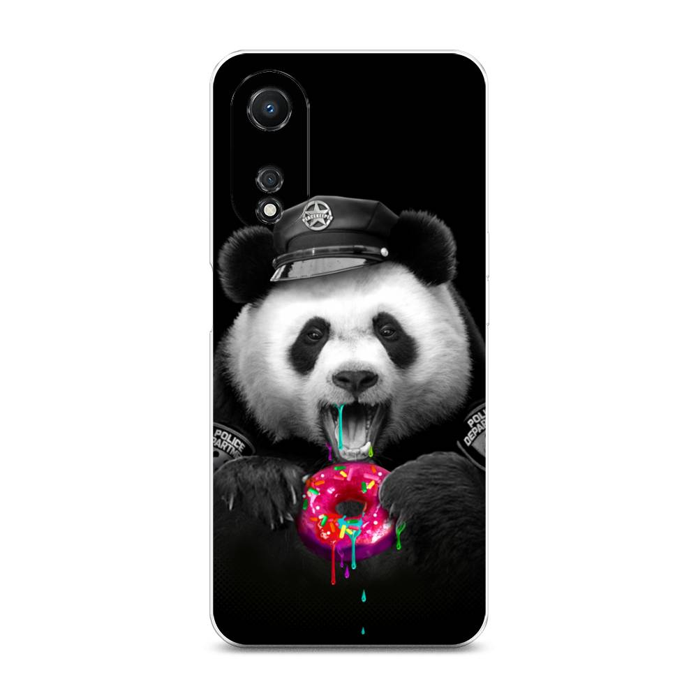

Чехол Awog на Oppo A58 5G "Панда police", Черный;белый;розовый, 2512450-2