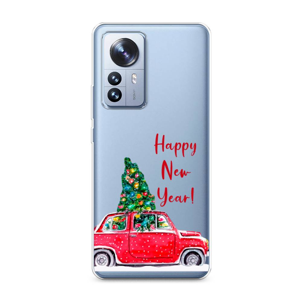 

Чехол на Xiaomi 12 Pro "Happy New Year", Красный;зеленый, 314450-5