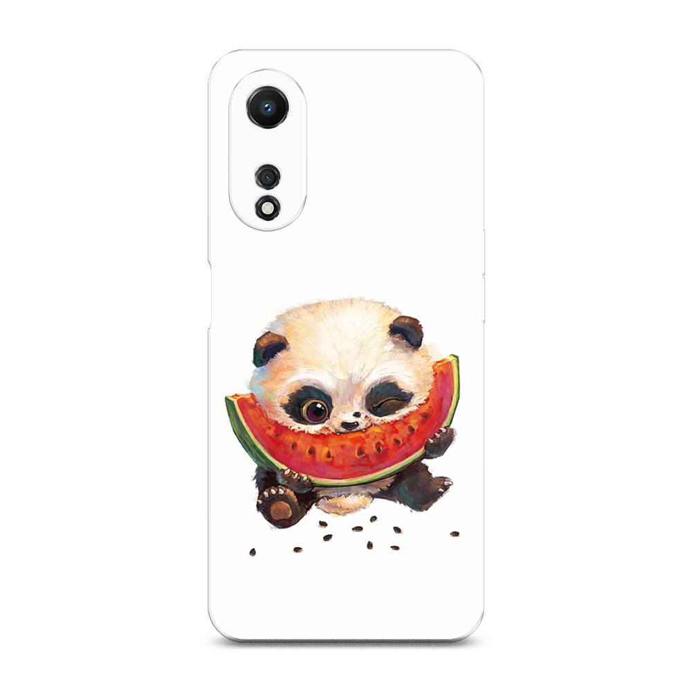 

Чехол Awog на Oppo A58 5G "Малыш панды с арбузом", Белый;красный, 2512450-1