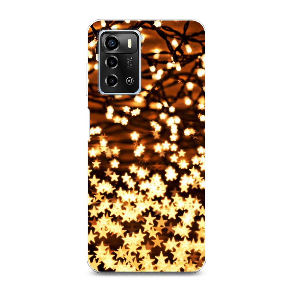 

Чехол для ZTE Blade A72/V40 Vita "Новогодняя гирлянда", Золотистый, 135450-5