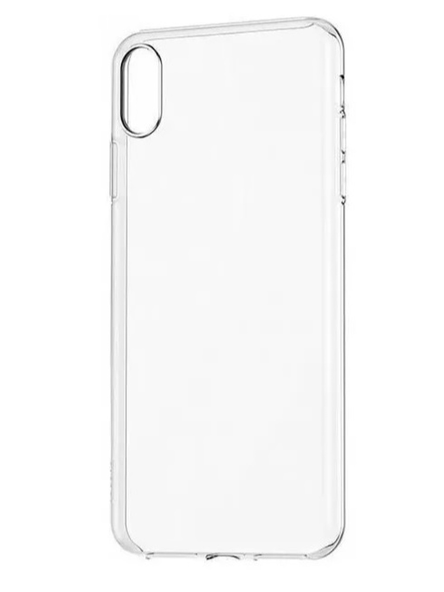 

Накладка силикон для iPhone XS Max прозрачная черная, Черный;прозрачный