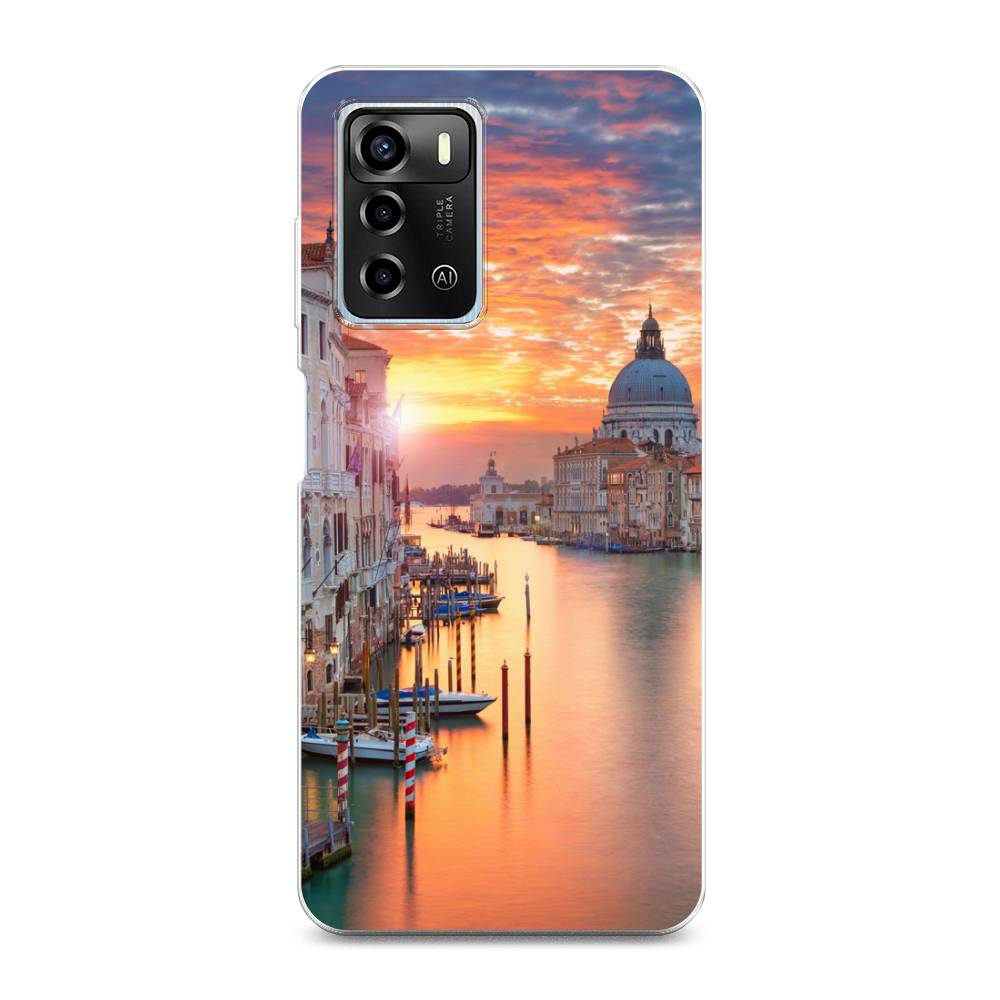 

Чехол для ZTE Blade A72/V40 Vita "Восход 11", Розовый;оранжевый, 135450-2