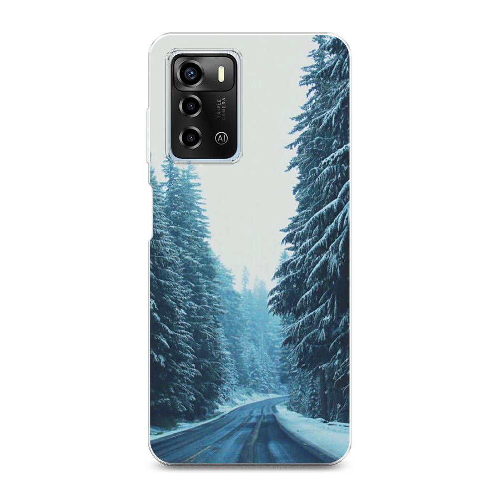 

Чехол для ZTE Blade A72/V40 Vita "Зима 9", Бежевый;голубой;черный, 135450-2