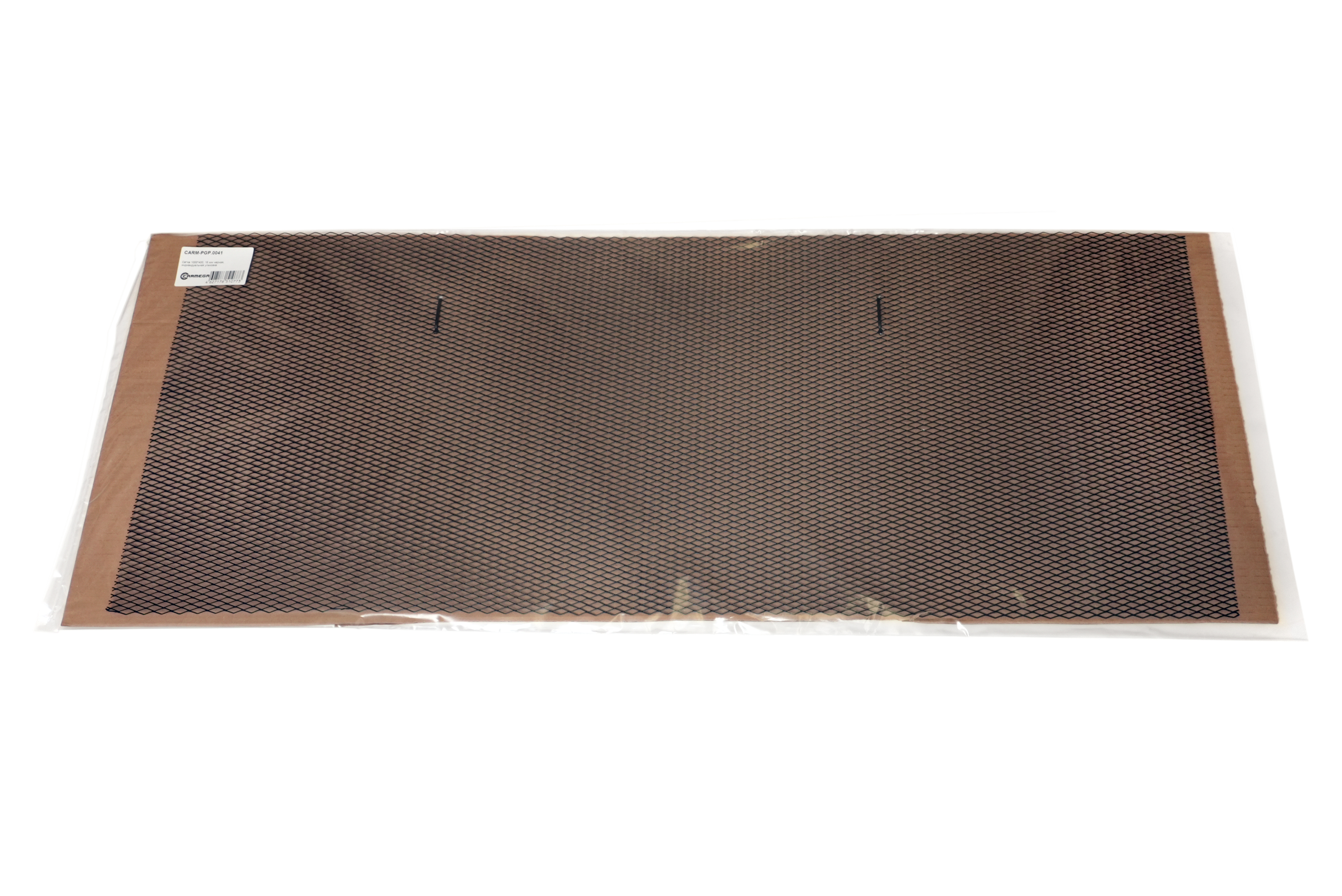 

Универсальная сетка для защиты радиатора автомобиля CARMEGA 1000х400 мм, ячейка 16мм