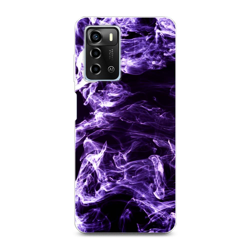 

Чехол для ZTE Blade A72/V40 Vita "Фиолетовый дым", Фиолетовый;белый;черный, 135450-3