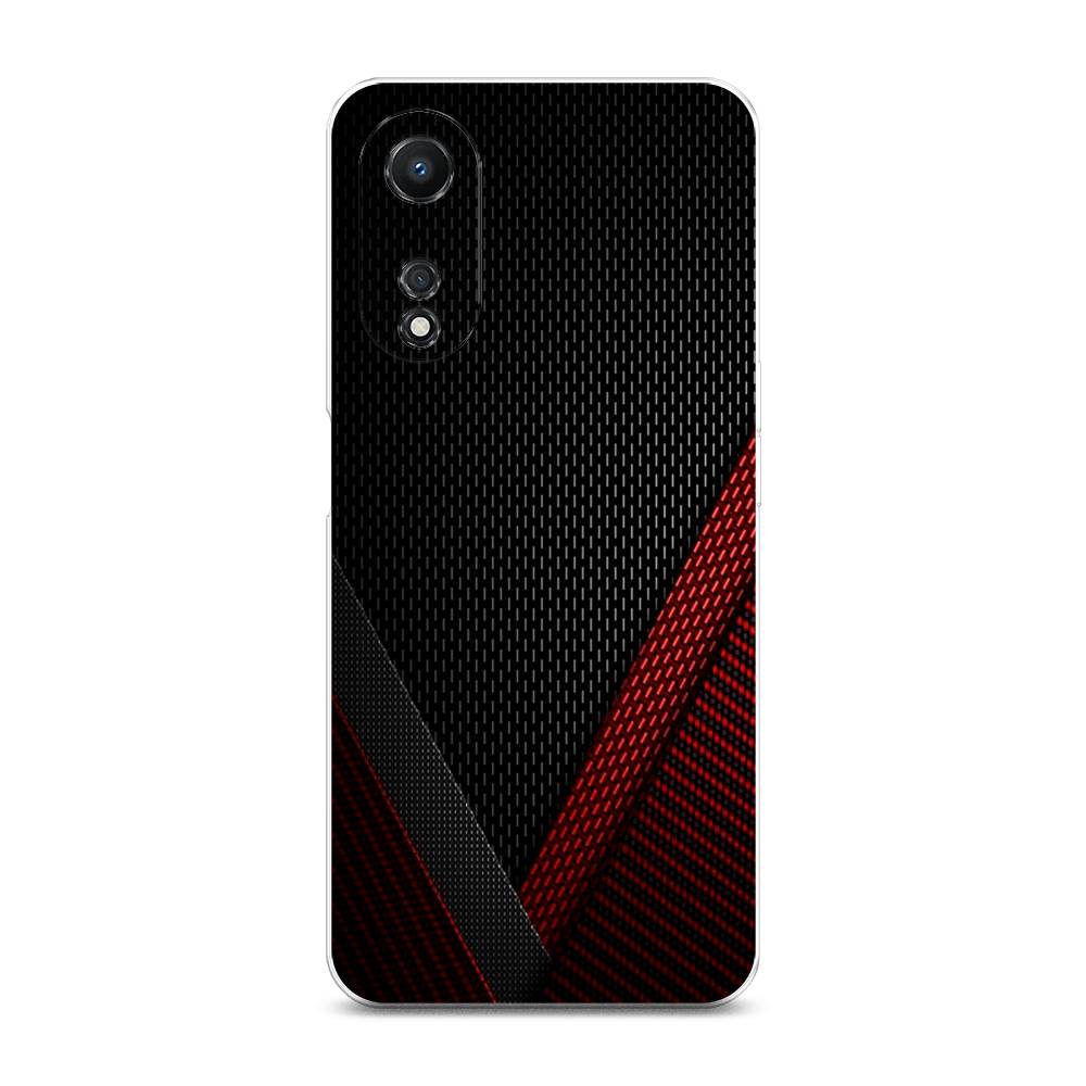 

Чехол Awog на Oppo A58 5G "Красный карбон", Черный;красный, 2512450-3