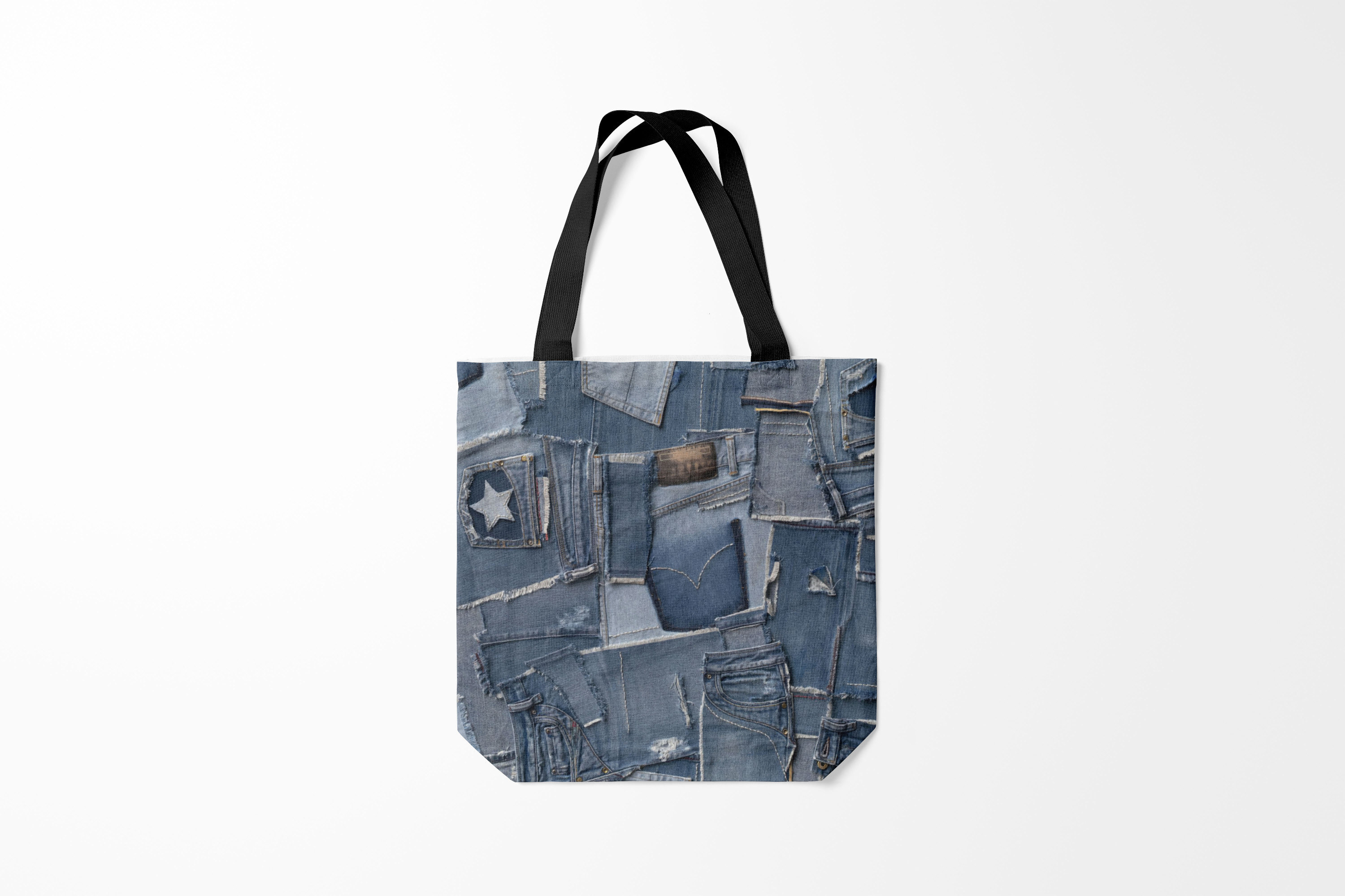 

Сумка шoппер унисекс Burnettie Модные Jeans life, синий, Модные Jeans life