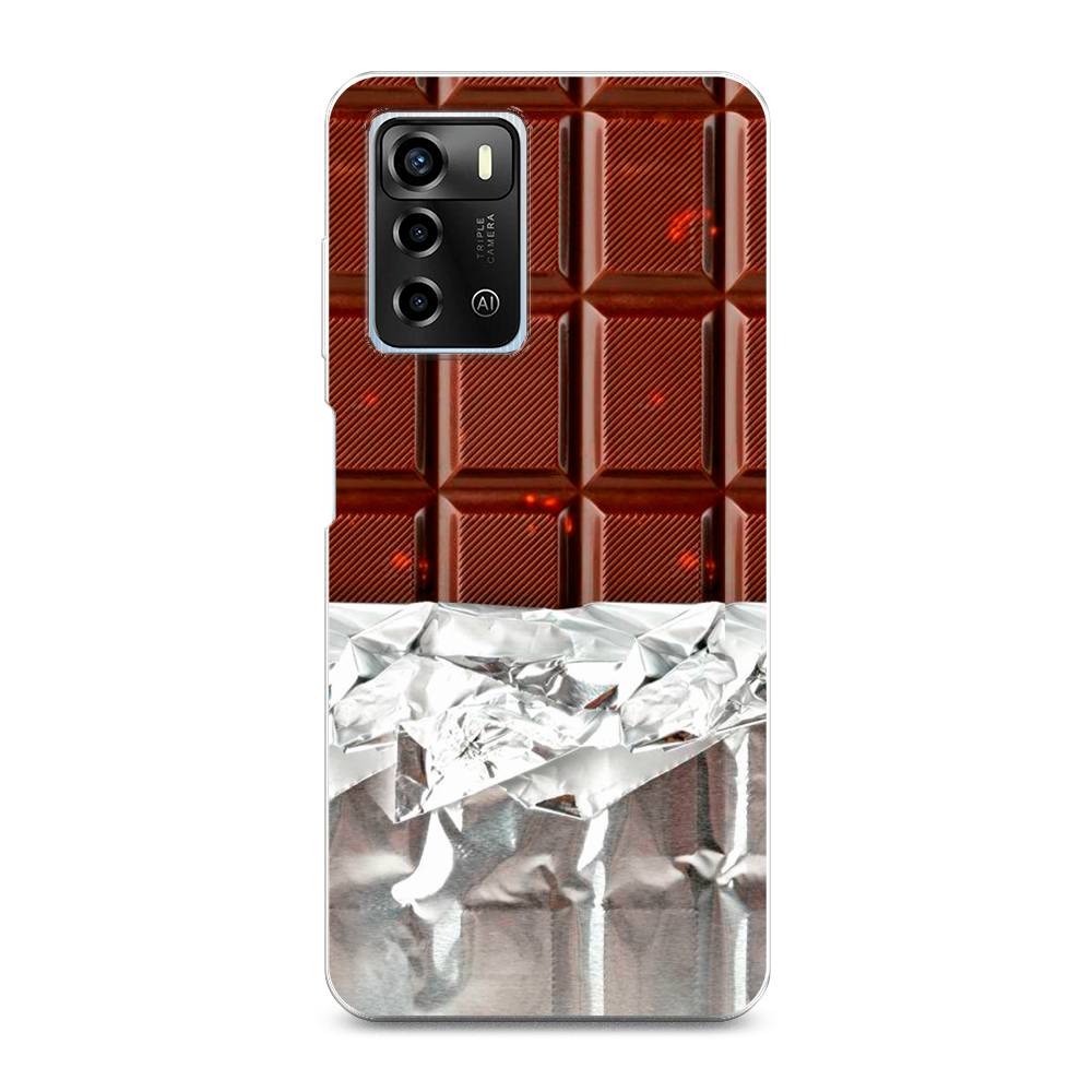 

Чехол для ZTE Blade A72/V40 Vita "Шоколад в обертке", Коричневый, 135450-6