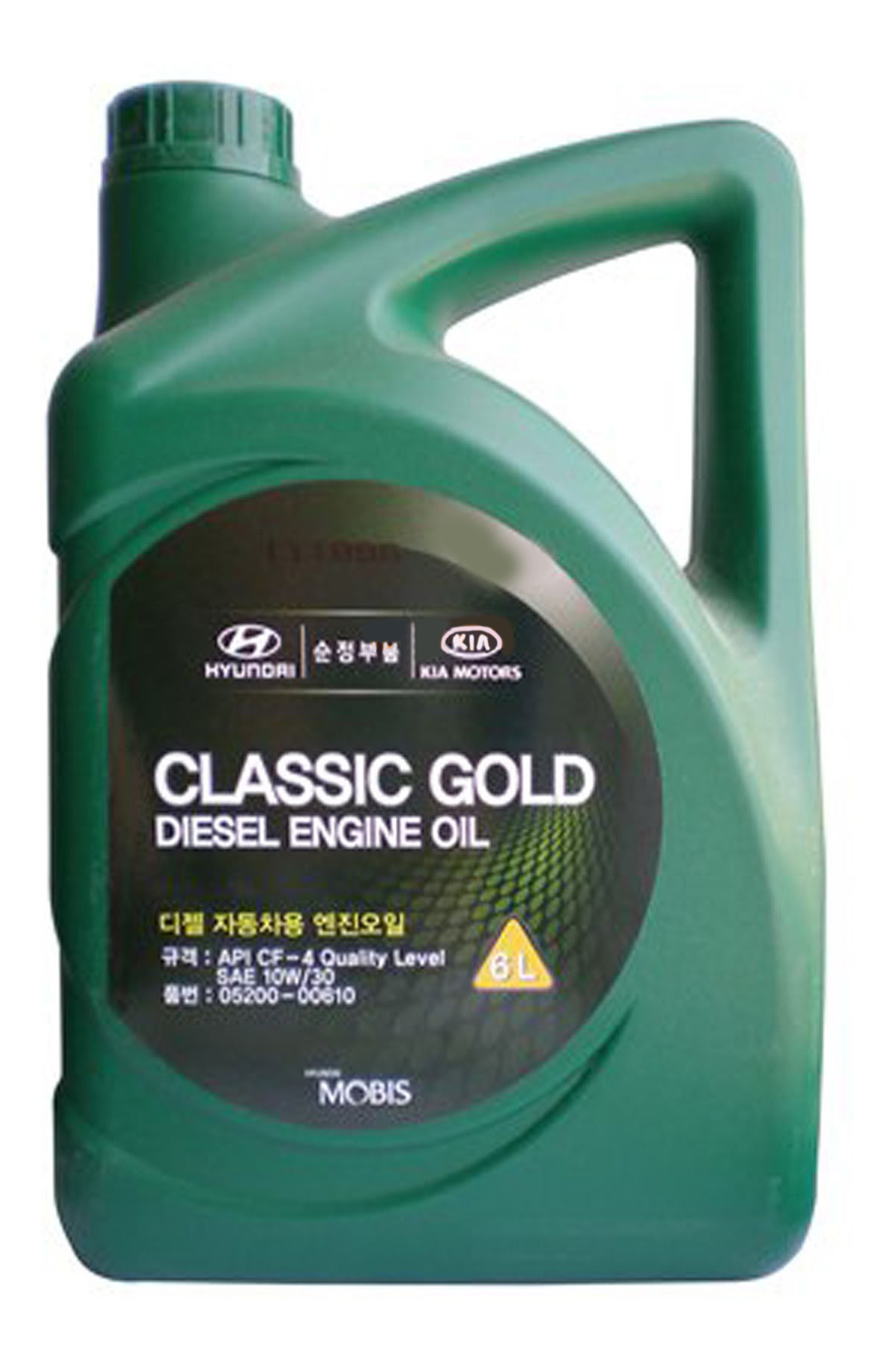 

Моторное масло KIA Classic Gold Diesel Engine Oil 10W30 6л