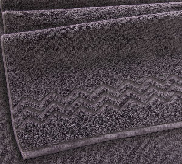 фото Полотенце махровое бремен серый шато 50х90 плотность 500 г/м2 баркас