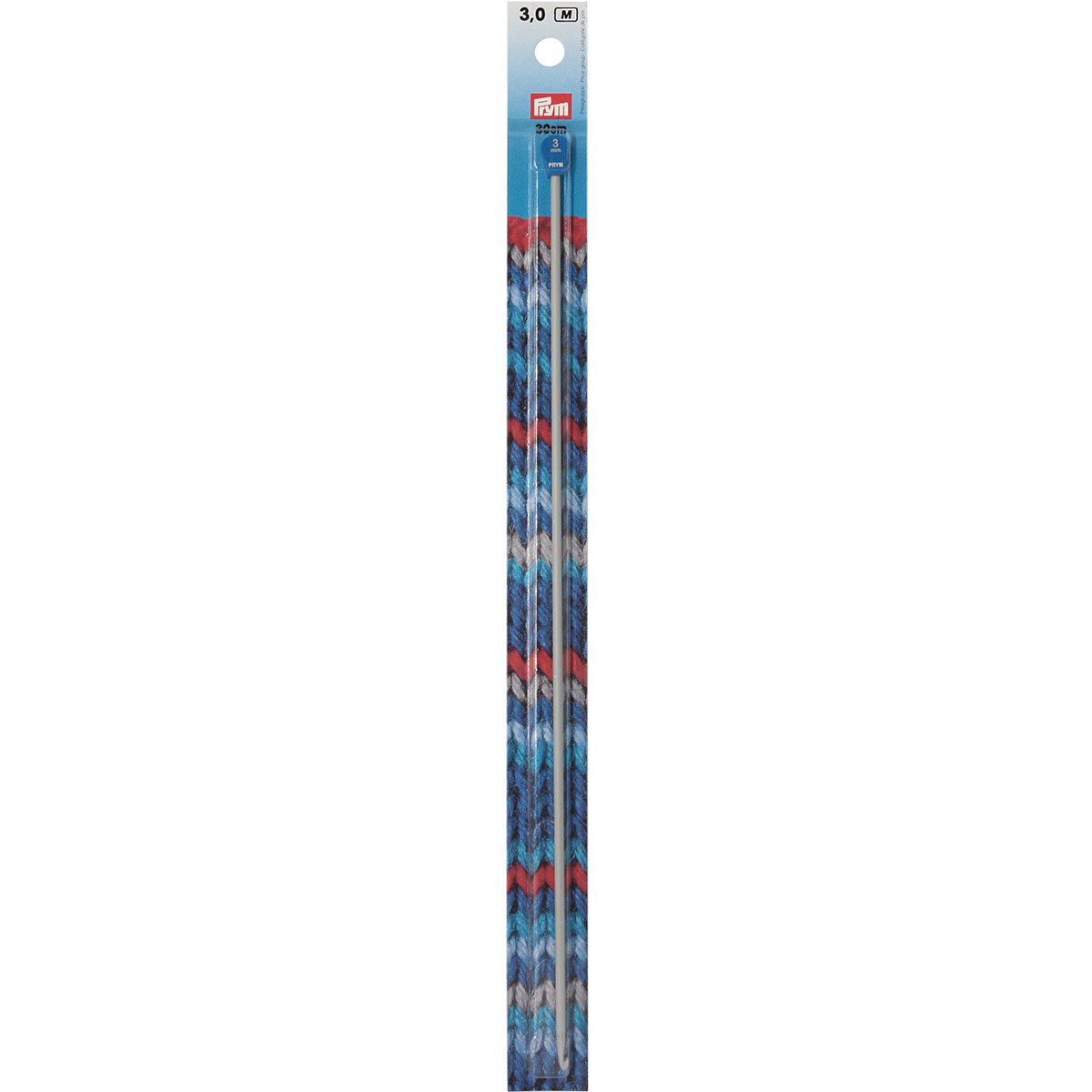 Крючок для вязания тунисский, 3 мм x 30 см, Prym195215
