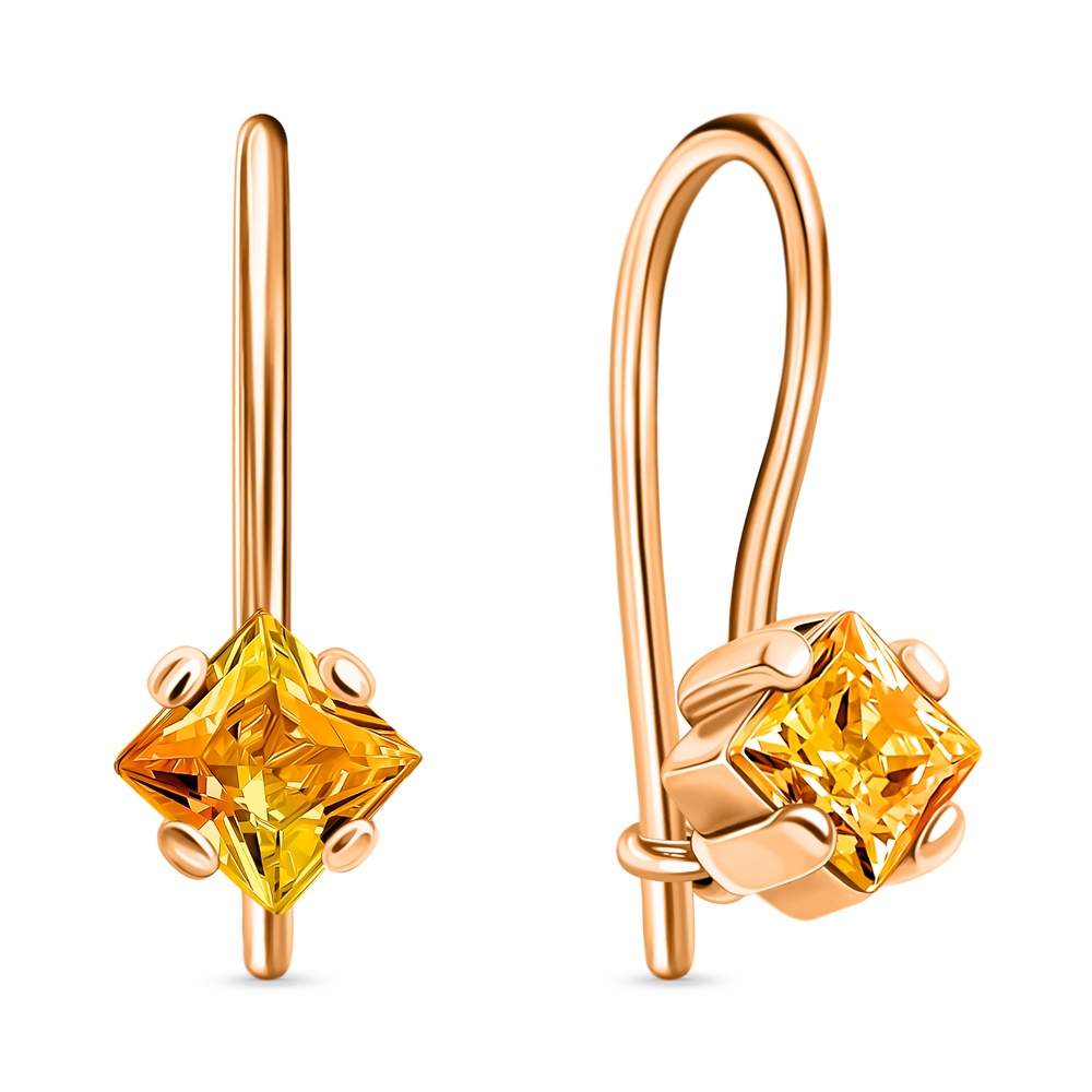 

Серьги из золота 585Gold 202008420, цитрин, 202008420