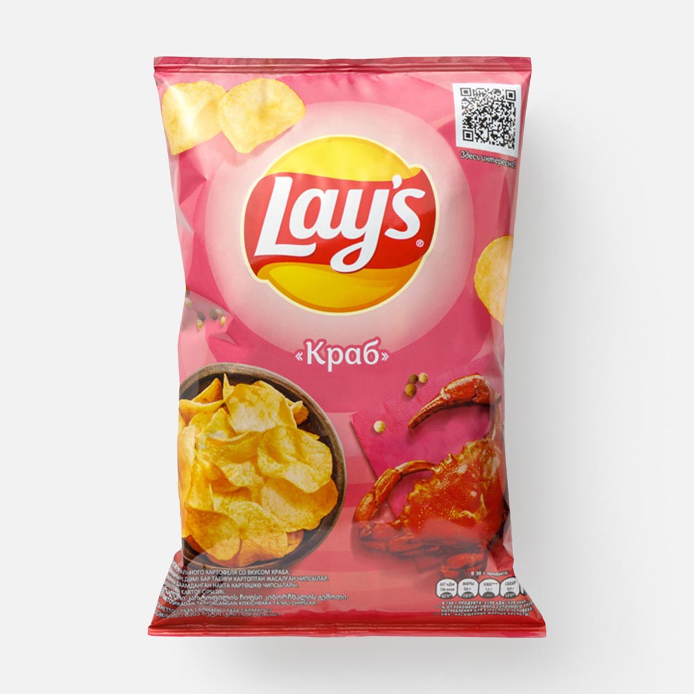 Чипсы Lay's картофельные, краб, 70 г