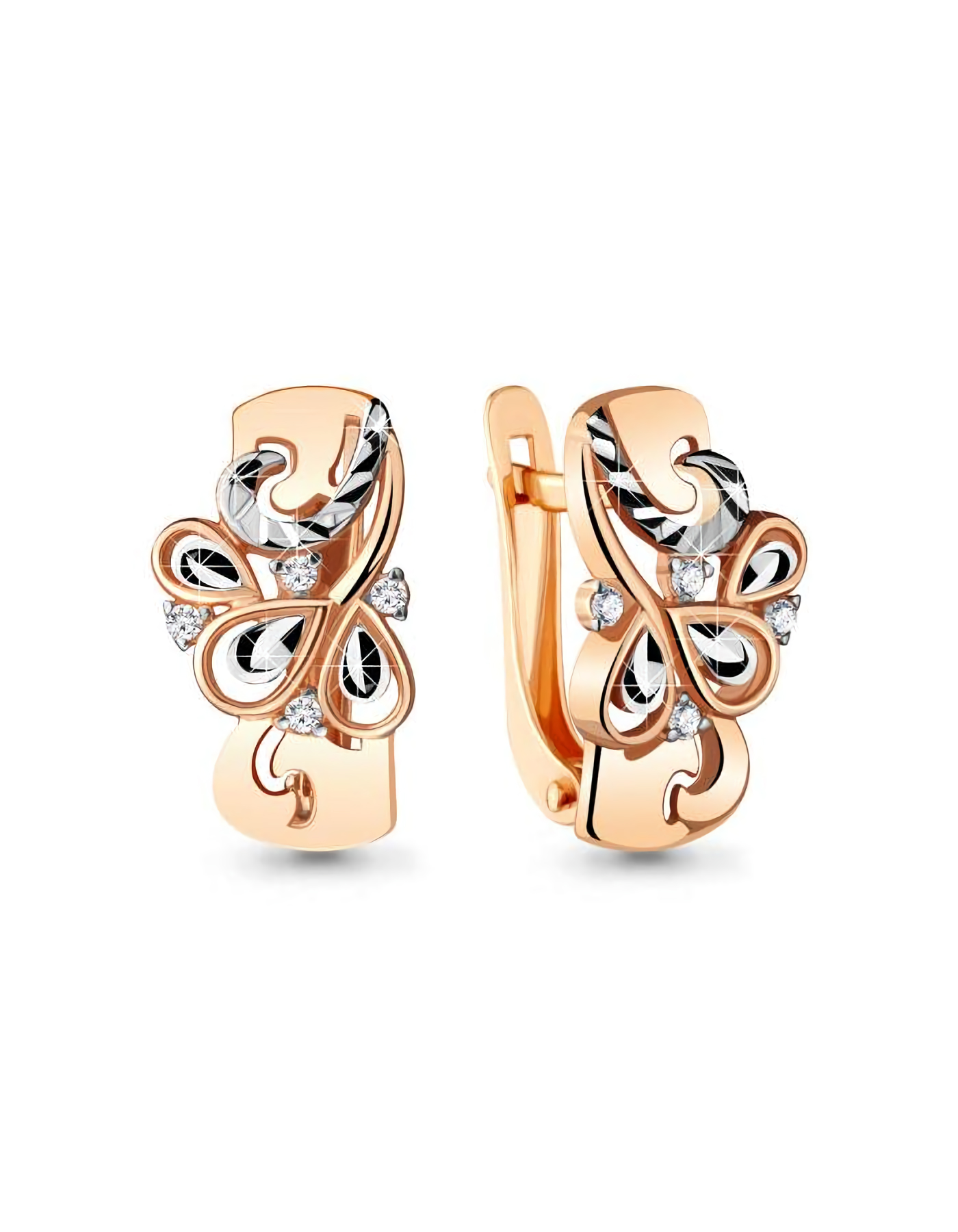 

Серьги из серебра TEO MAORI 848147А.6, фианит, 848147А.6
