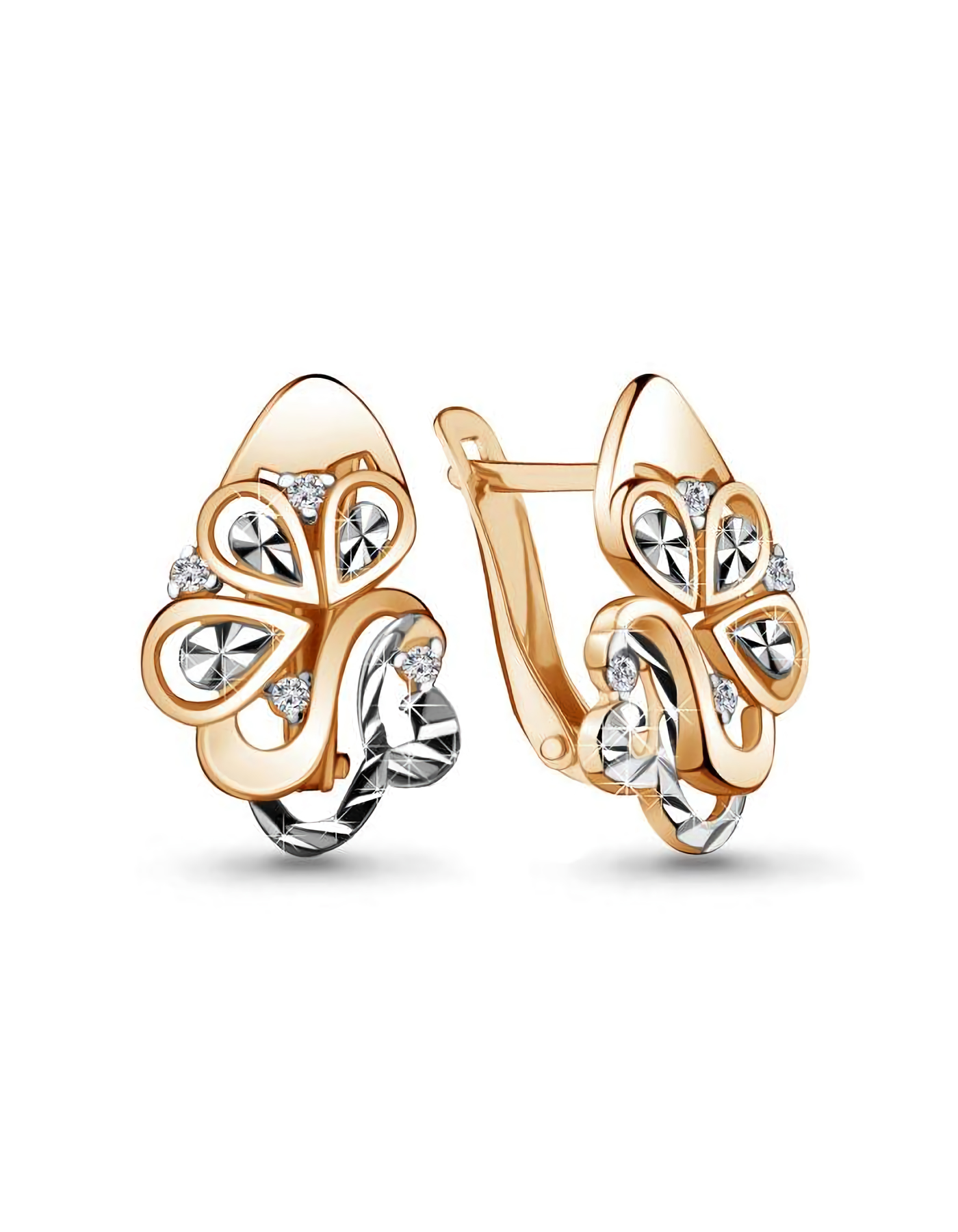 

Серьги из серебра TEO MAORI 848146А.6, фианит, 848146А.6