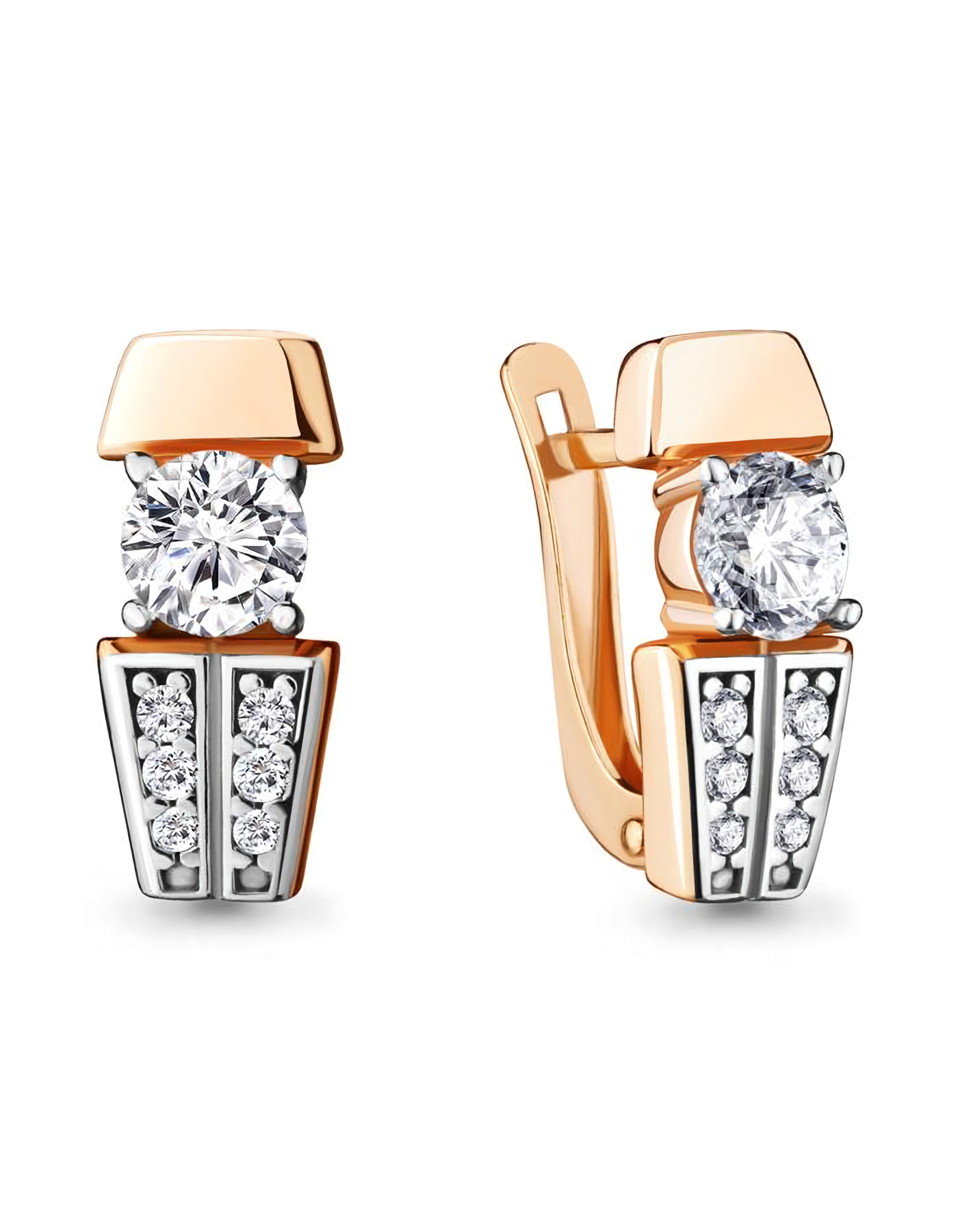 

Серьги из серебра TEO MAORI 848135А.6, фианит, 848135А.6