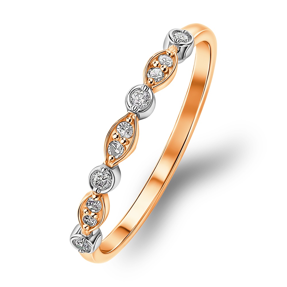 

Кольцо из золота р.  585Gold 101008121, бриллиант, 101008121
