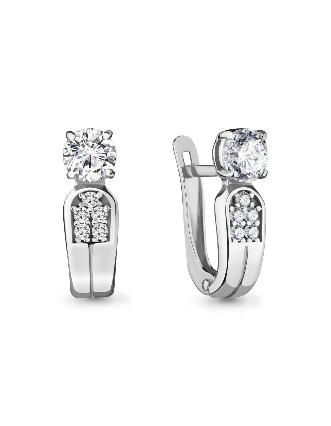 

Серьги из серебра TEO MAORI 848134А.5, фианит, 848134А.5