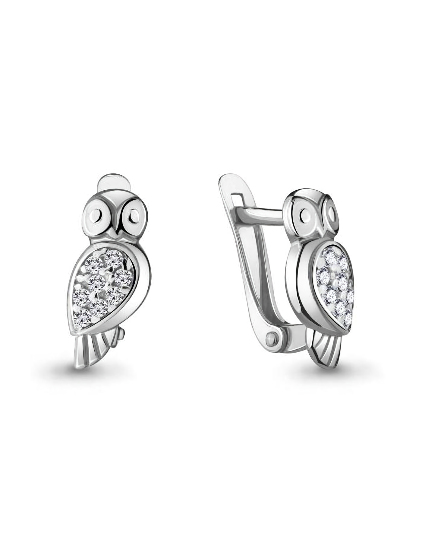 

Серьги из серебра TEO MAORI 848012А.5, фианит, 848012А.5