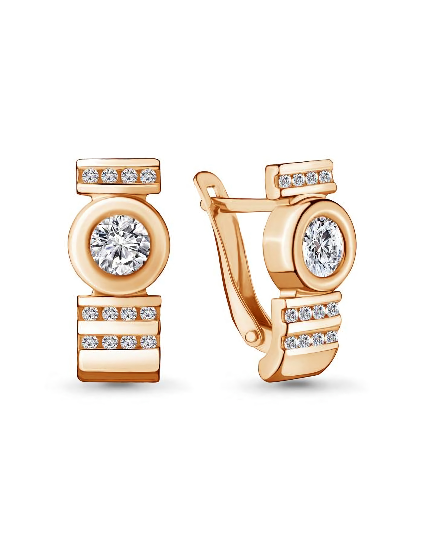 

Серьги из серебра TEO MAORI 847192А.6, фианит, 847192А.6