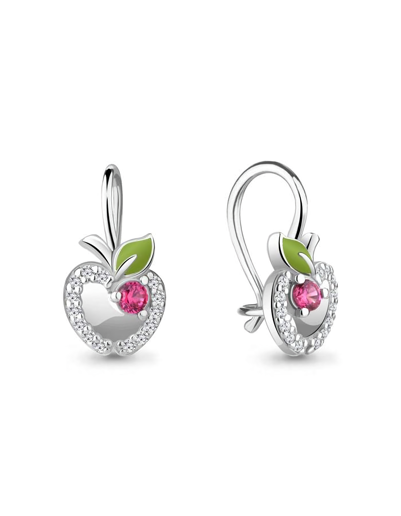 

Серьги из серебра TEO MAORI 847052А.5, рубин искусственный, 847052А.5