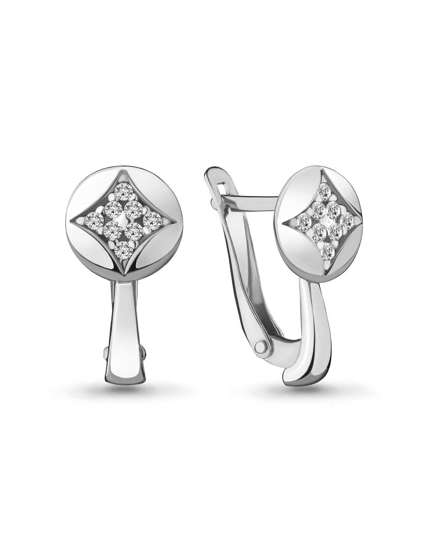 

Серьги из серебра TEO MAORI 846999А.5, фианит, 846999А.5