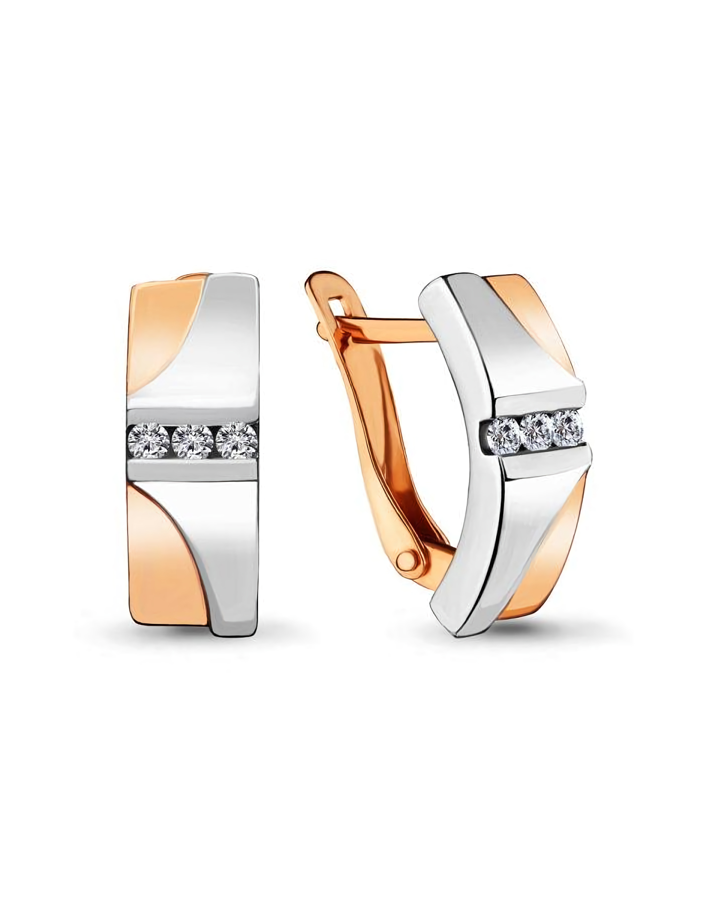 

Серьги из серебра TEO MAORI 846981А.6, фианит, 846981А.6
