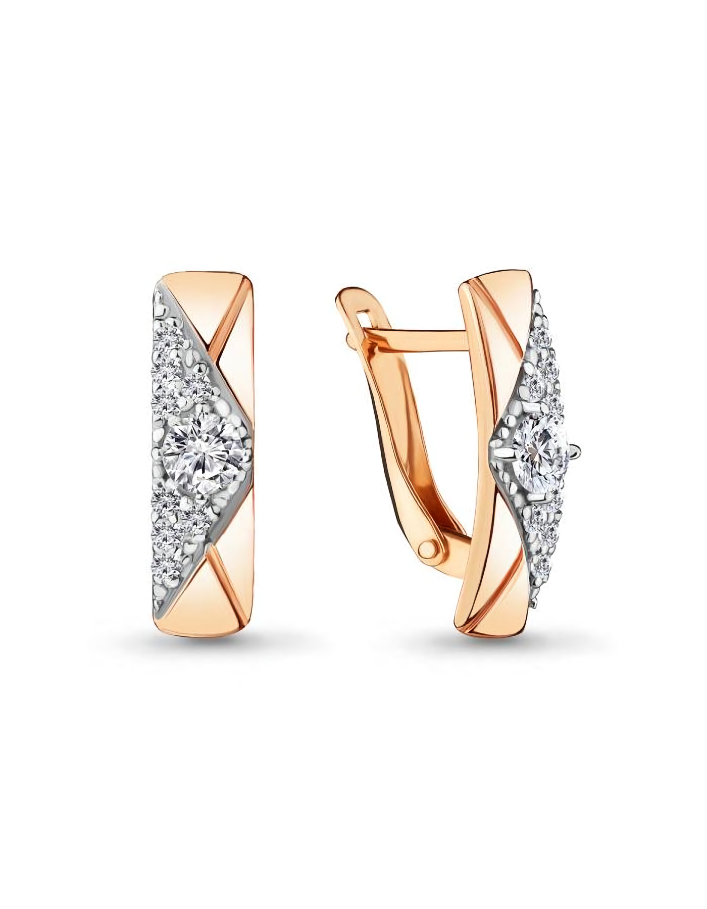 

Серьги из серебра TEO MAORI 846967А.6, фианит, 846967А.6