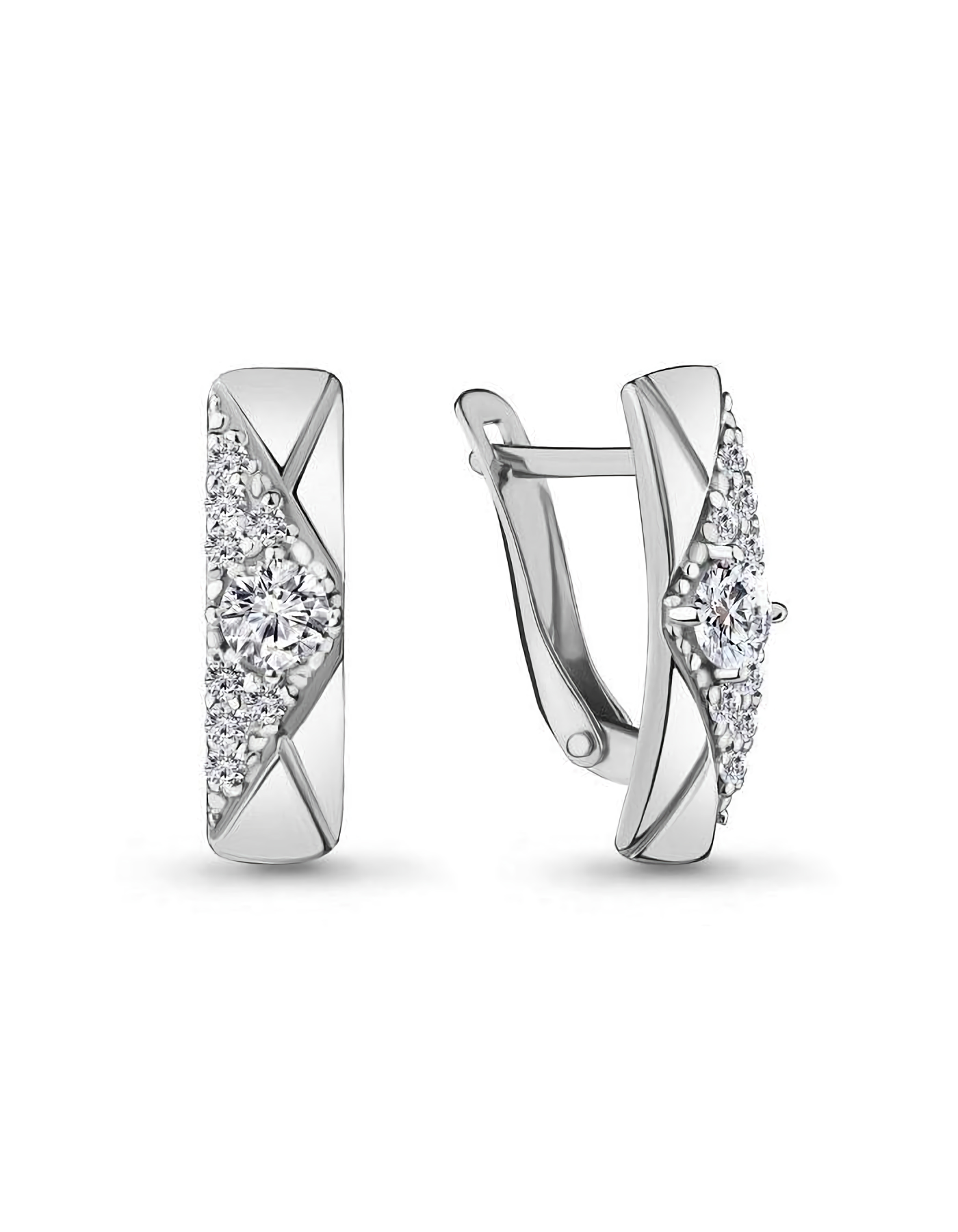 

Серьги из серебра TEO MAORI 846967А.5, фианит, 846967А.5