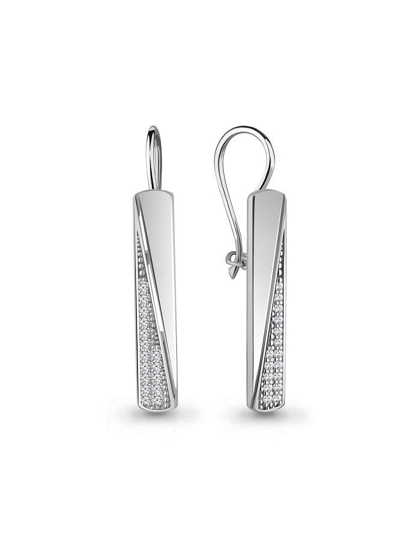 

Серьги из серебра TEO MAORI 846805А.5, фианит, 846805А.5