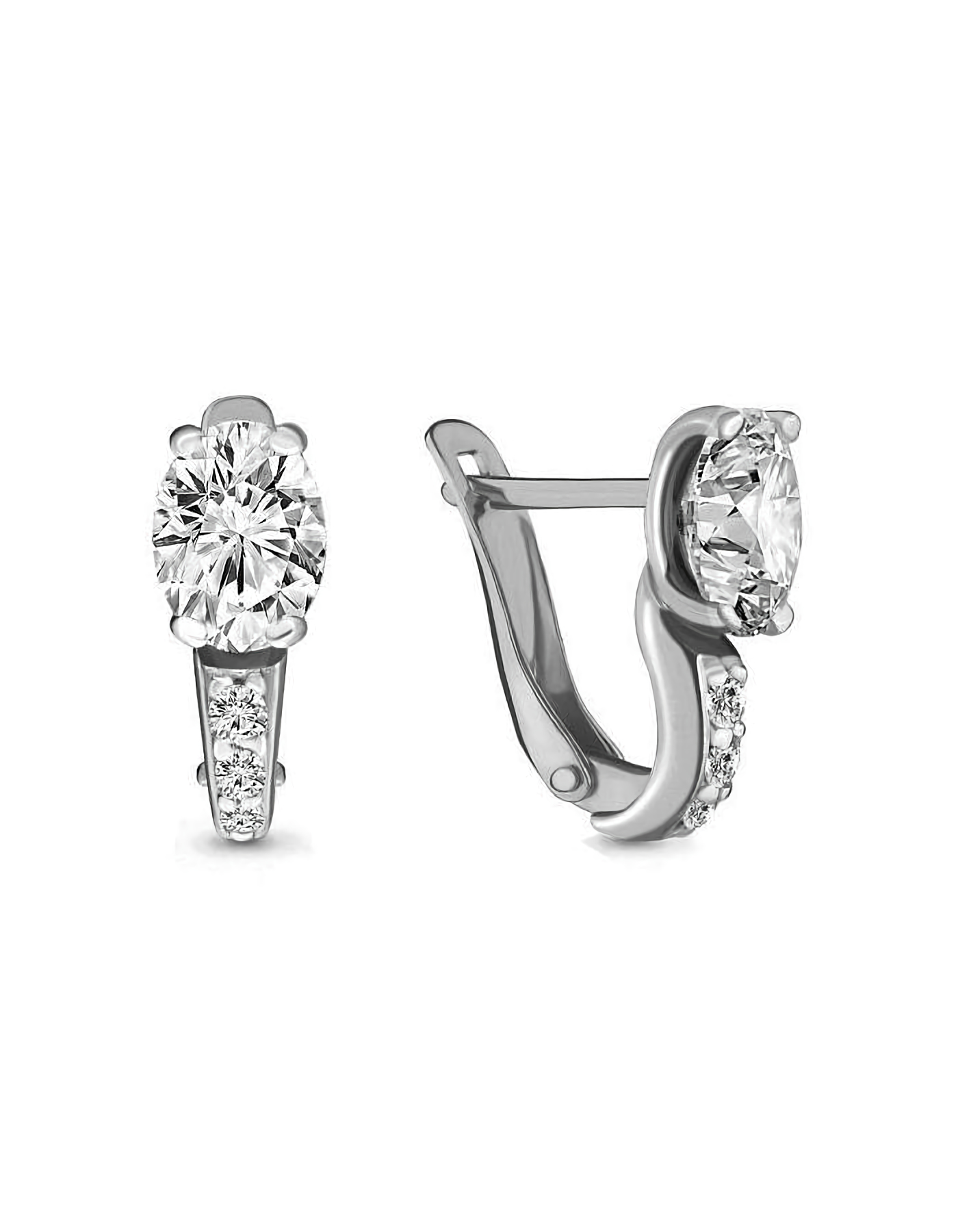

Серьги из серебра TEO MAORI 846730А.5, фианит, 846730А.5