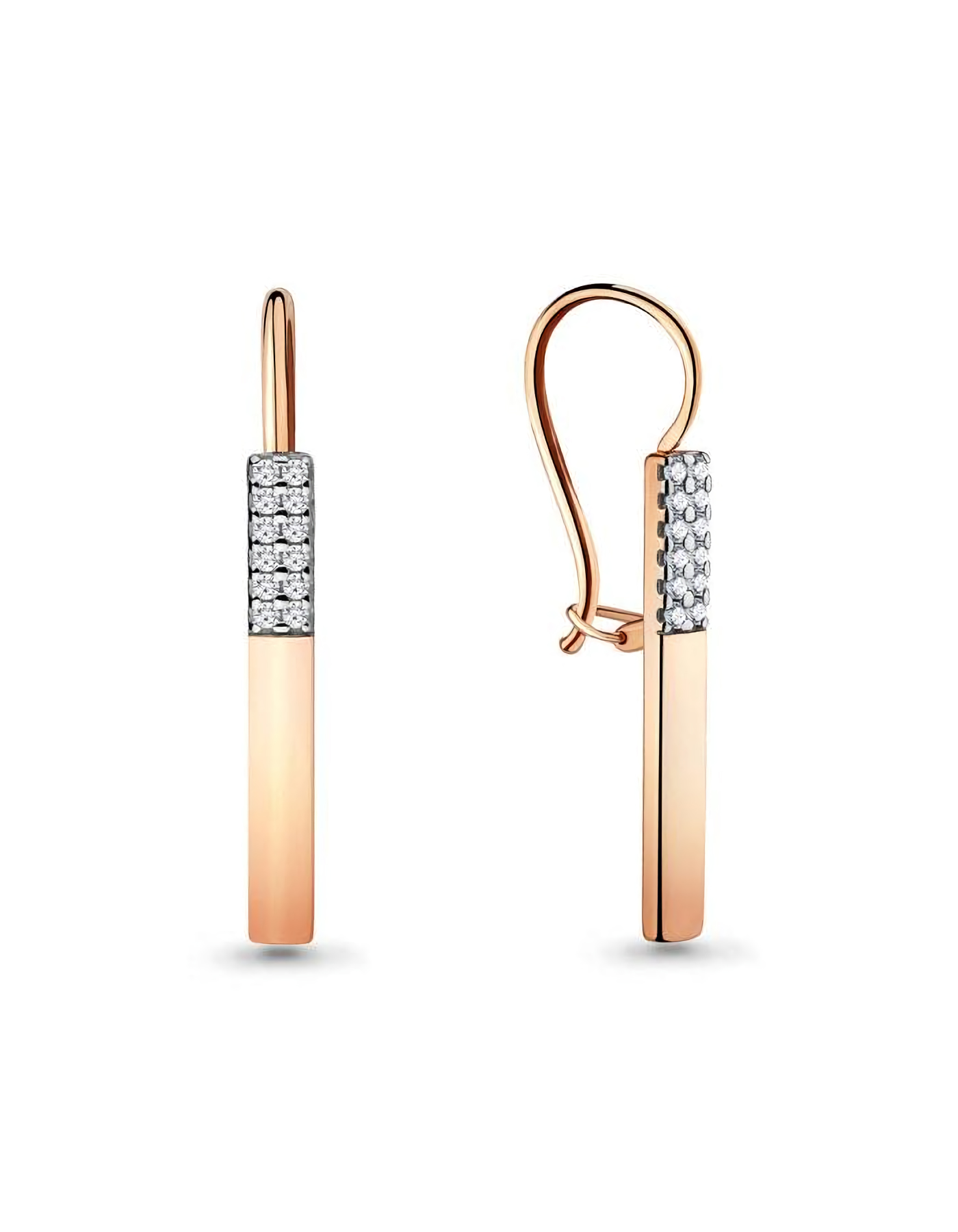 

Серьги из серебра TEO MAORI 846700А.6, фианит, 846700А.6