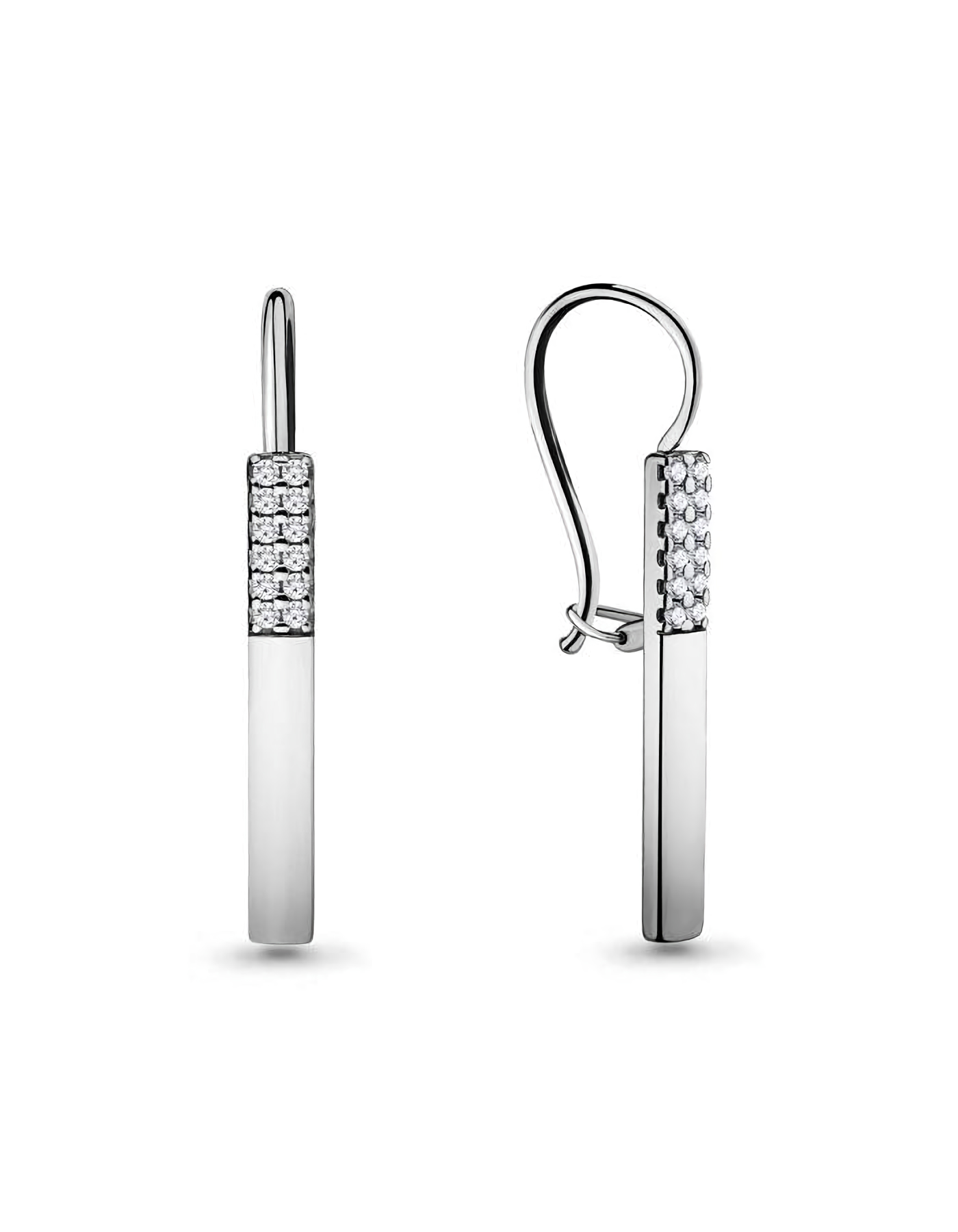 

Серьги из серебра TEO MAORI 846700А.5, фианит, 846700А.5