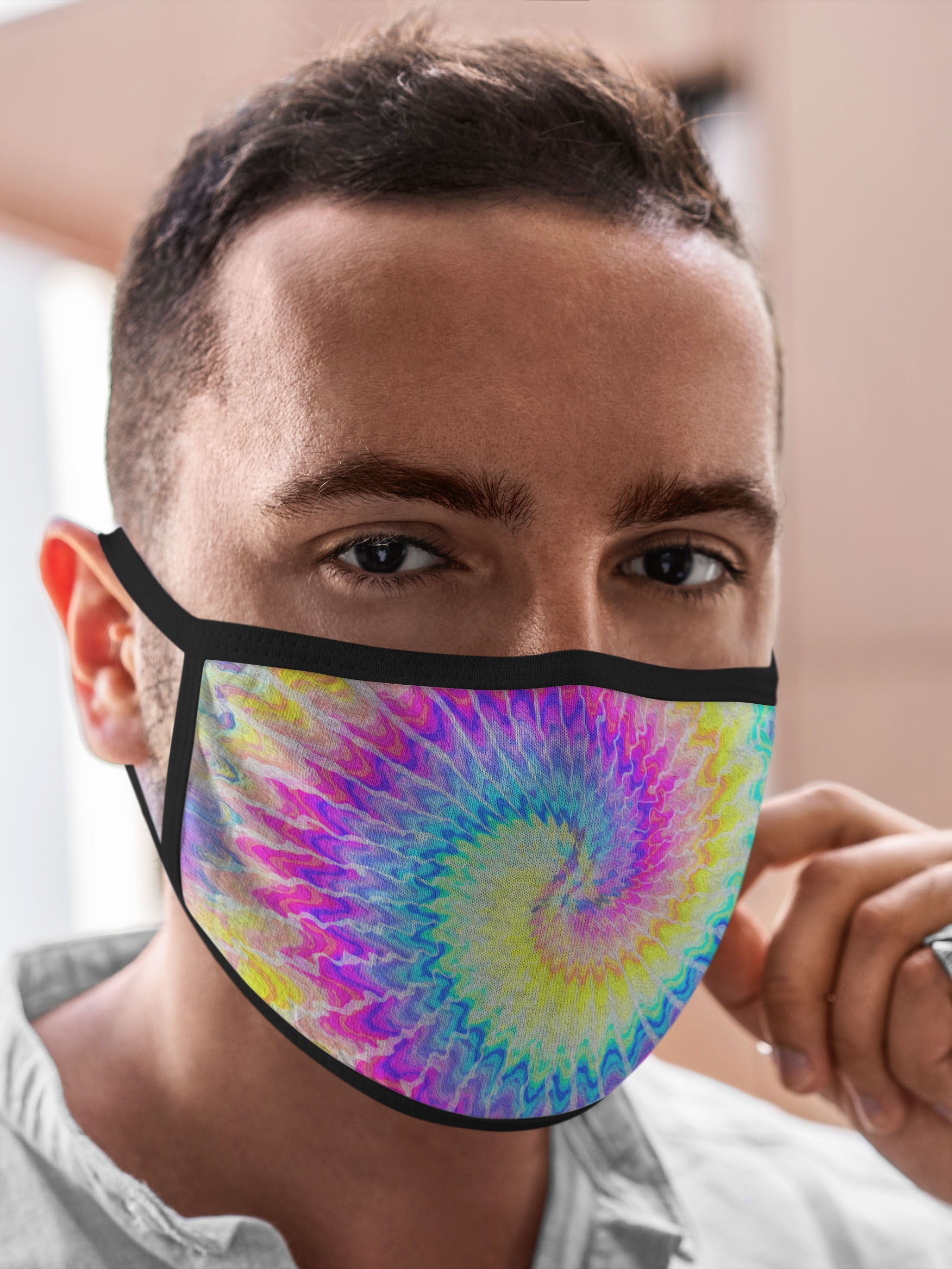 

Многоразовая маска унисекс Burnettie Tie Dye Лето, Разноцветный, Tie Dye Лето