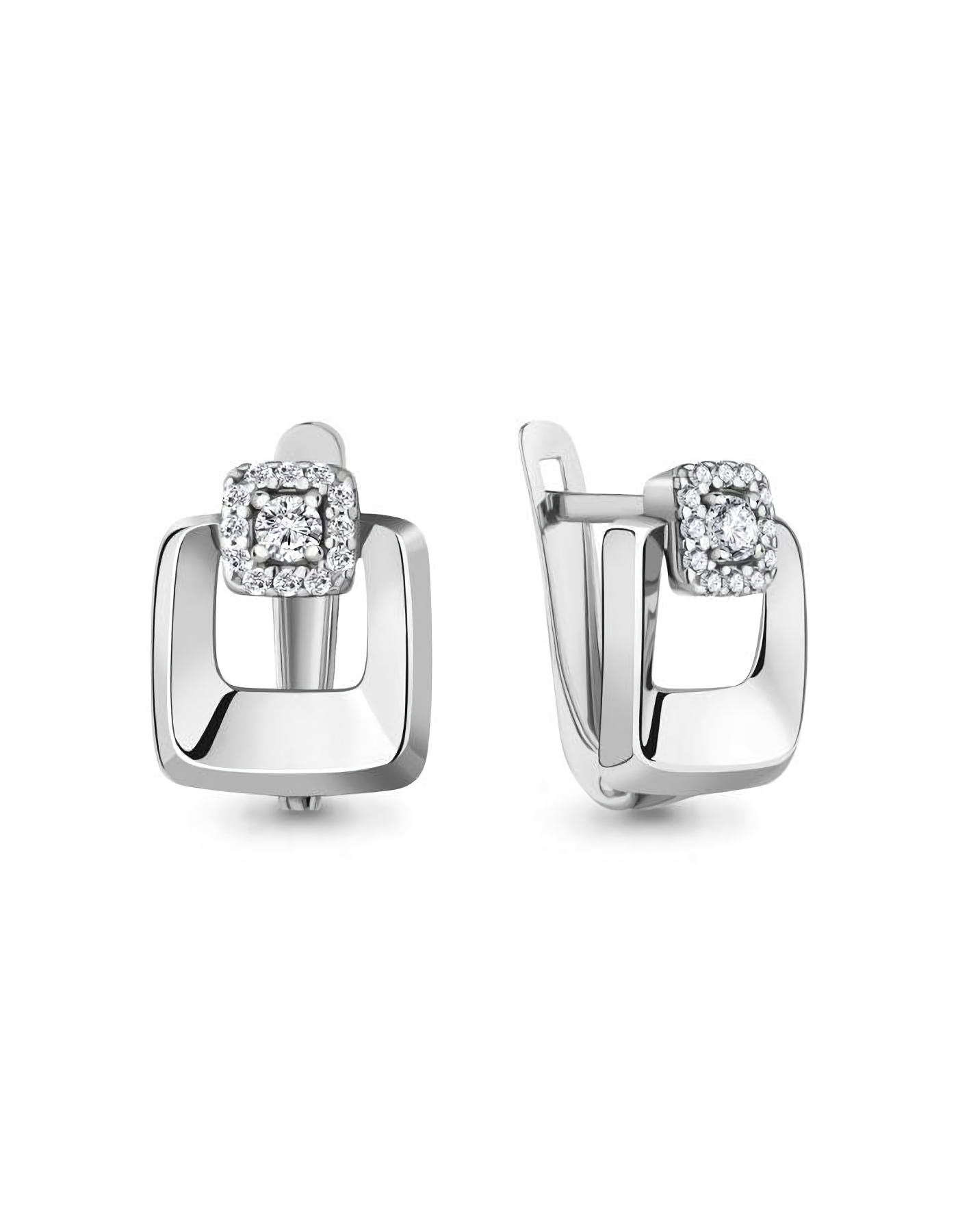 

Серьги из серебра TEO MAORI 846642А.5, фианит, 846642А.5
