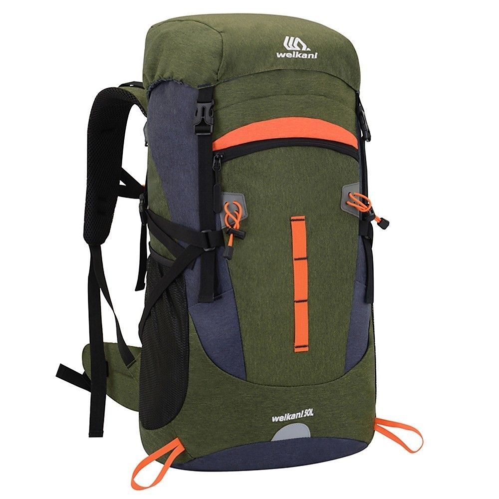 

Рюкзак WEIKANI 50л - зеленый, Tourist backpack 50l
