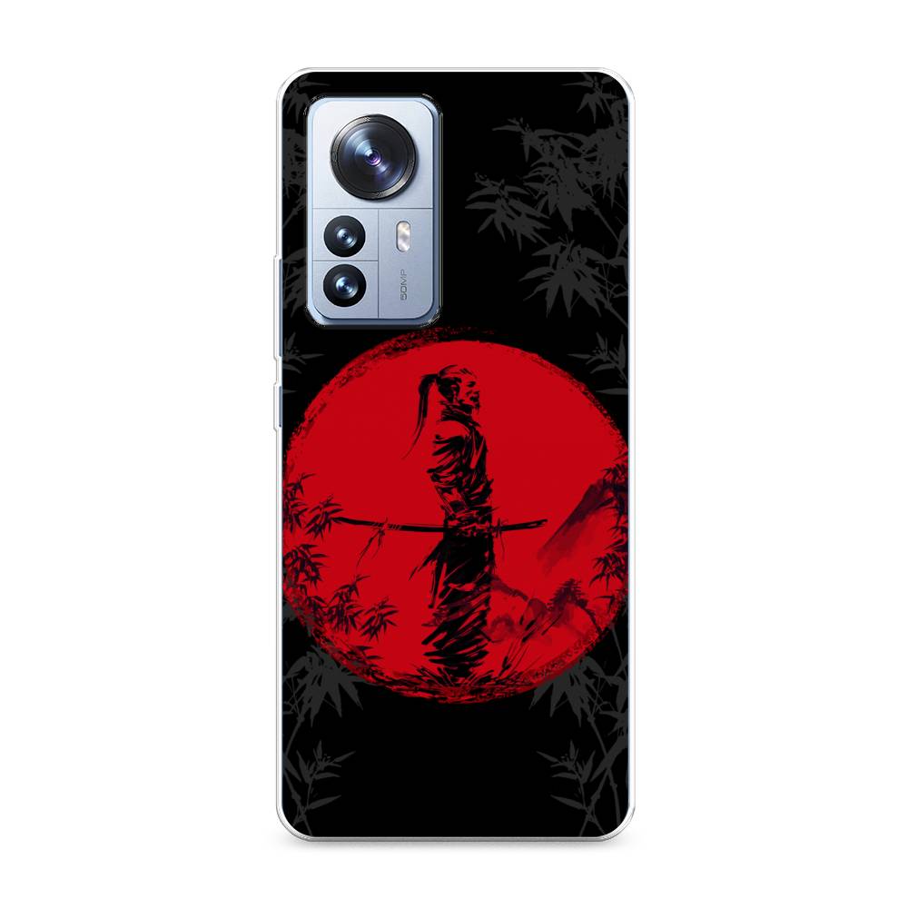 

Чехол на Xiaomi 12 Pro "Самурай на красном фоне", Черный;красный;серый, 314450-4