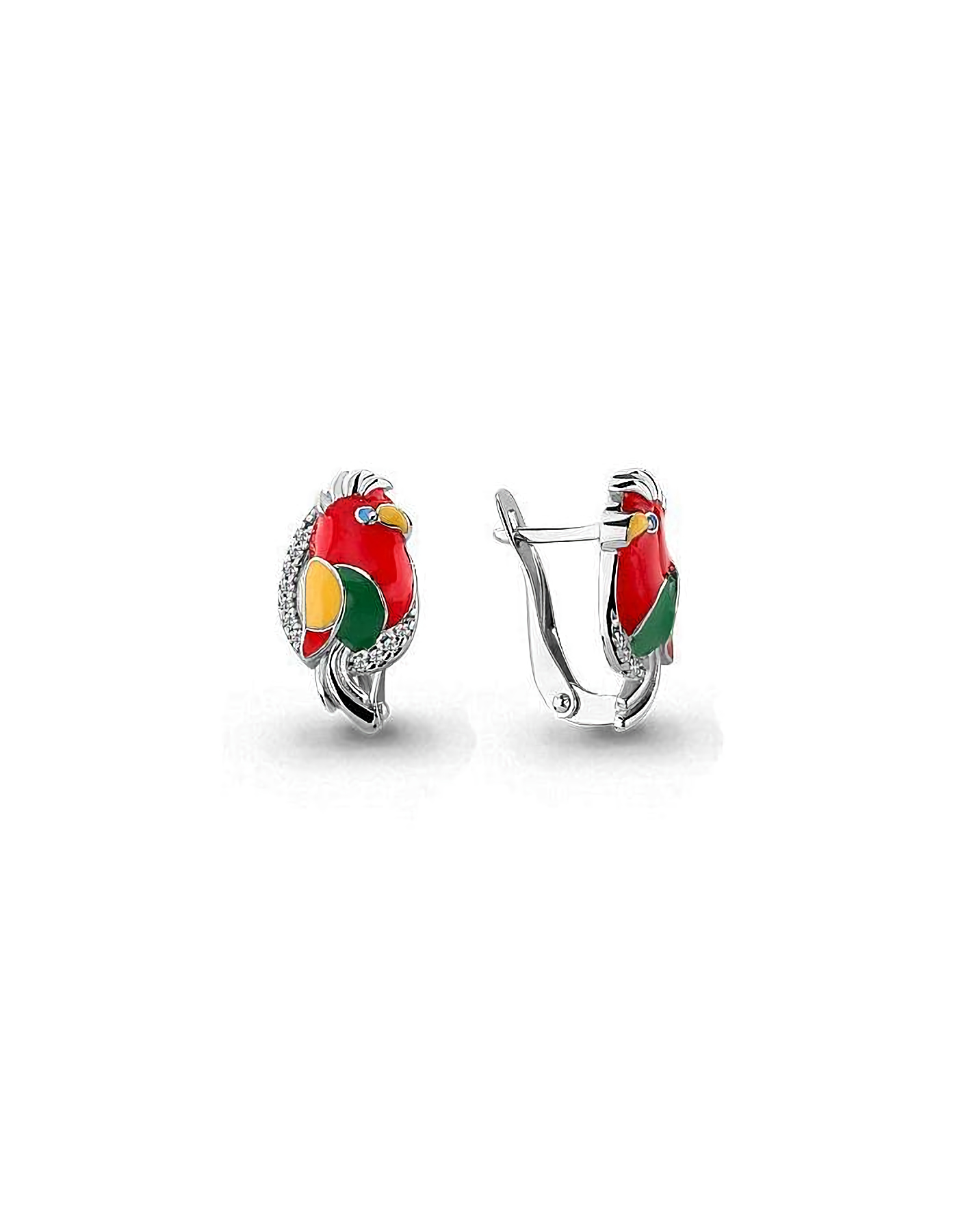 

Серьги из серебра TEO MAORI 845953А.5, фианит, 845953А.5