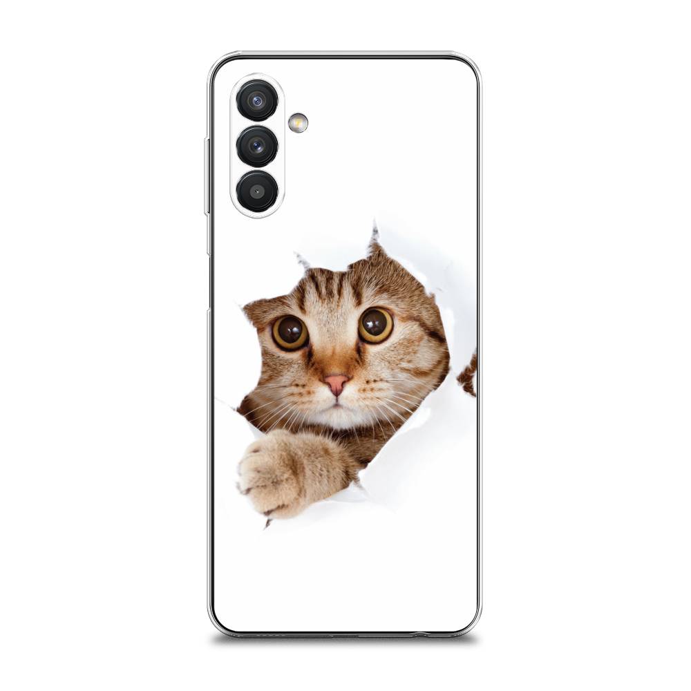 

Чехол для Samsung Galaxy A13 5G/A04s "Кот и бумага", Белый;коричневый, 2104150-1