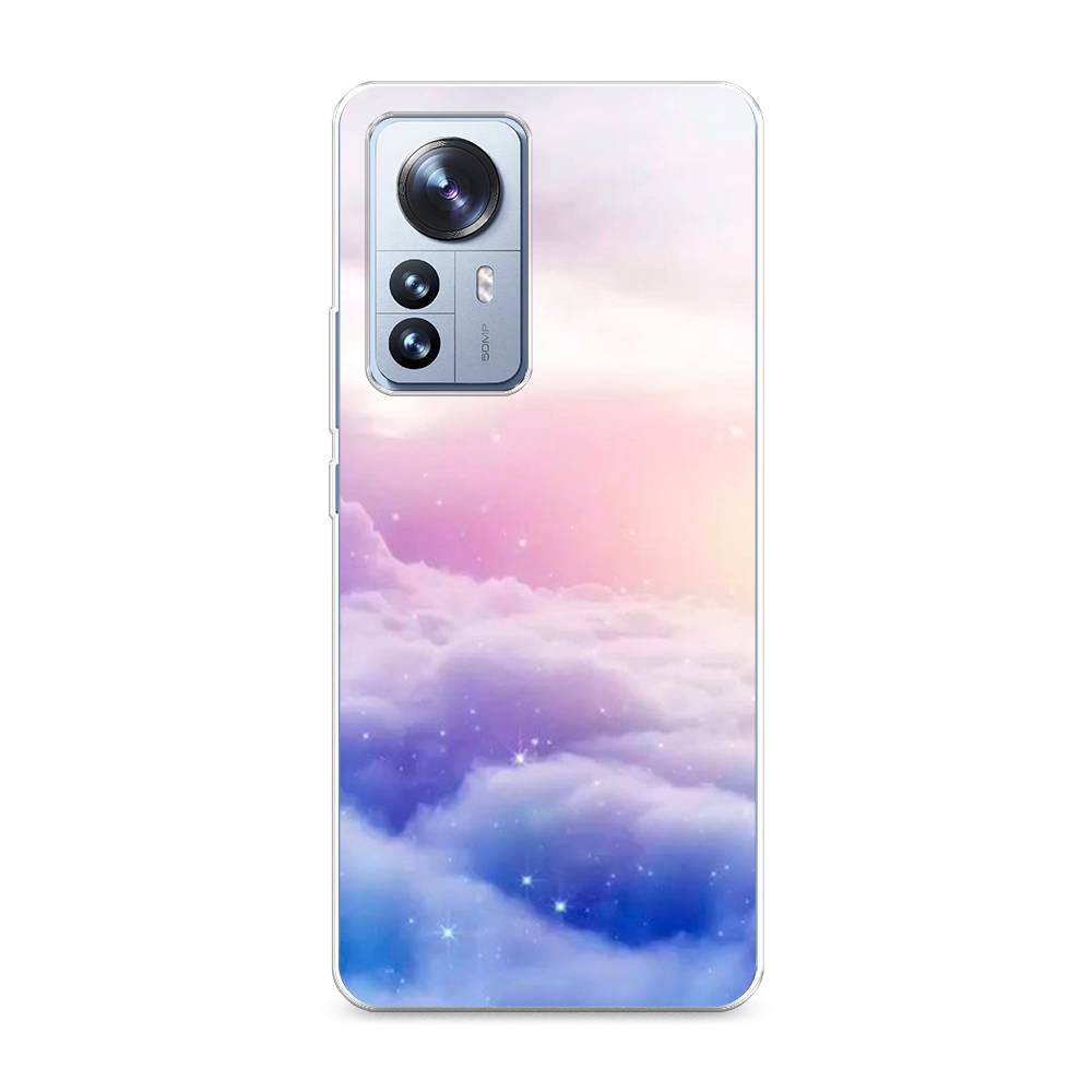 

Чехол на Xiaomi 12 Pro "Небеса", Голубой;белый;розовый, 314450-2