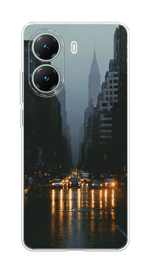 

Чехол на Poco X7 Pro "Дождливый Нью Йорк", Черный;серый, 324050-1