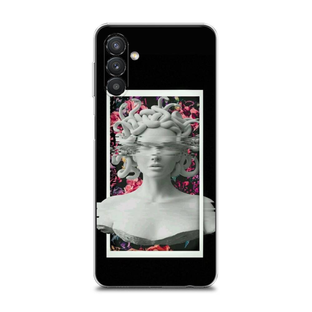 

Чехол на Samsung Galaxy A13 5G/A04s "Web Punk Медуза Горгона", Черный;серый, 2104150-6